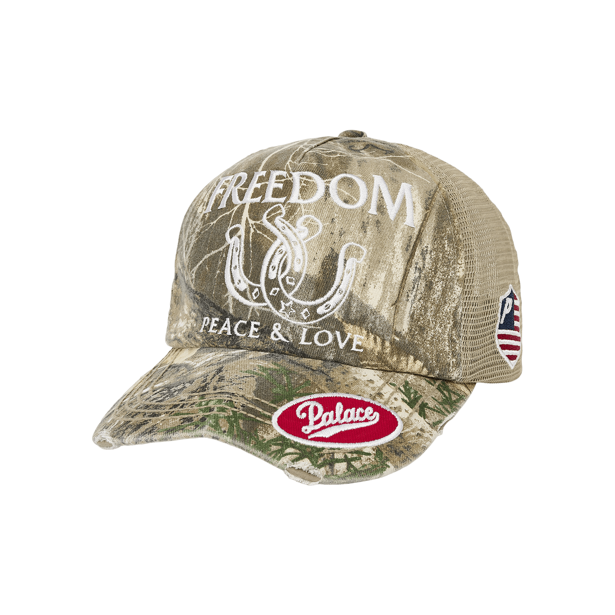 Palace Freedom Distressed Trucker 'Realtree'
