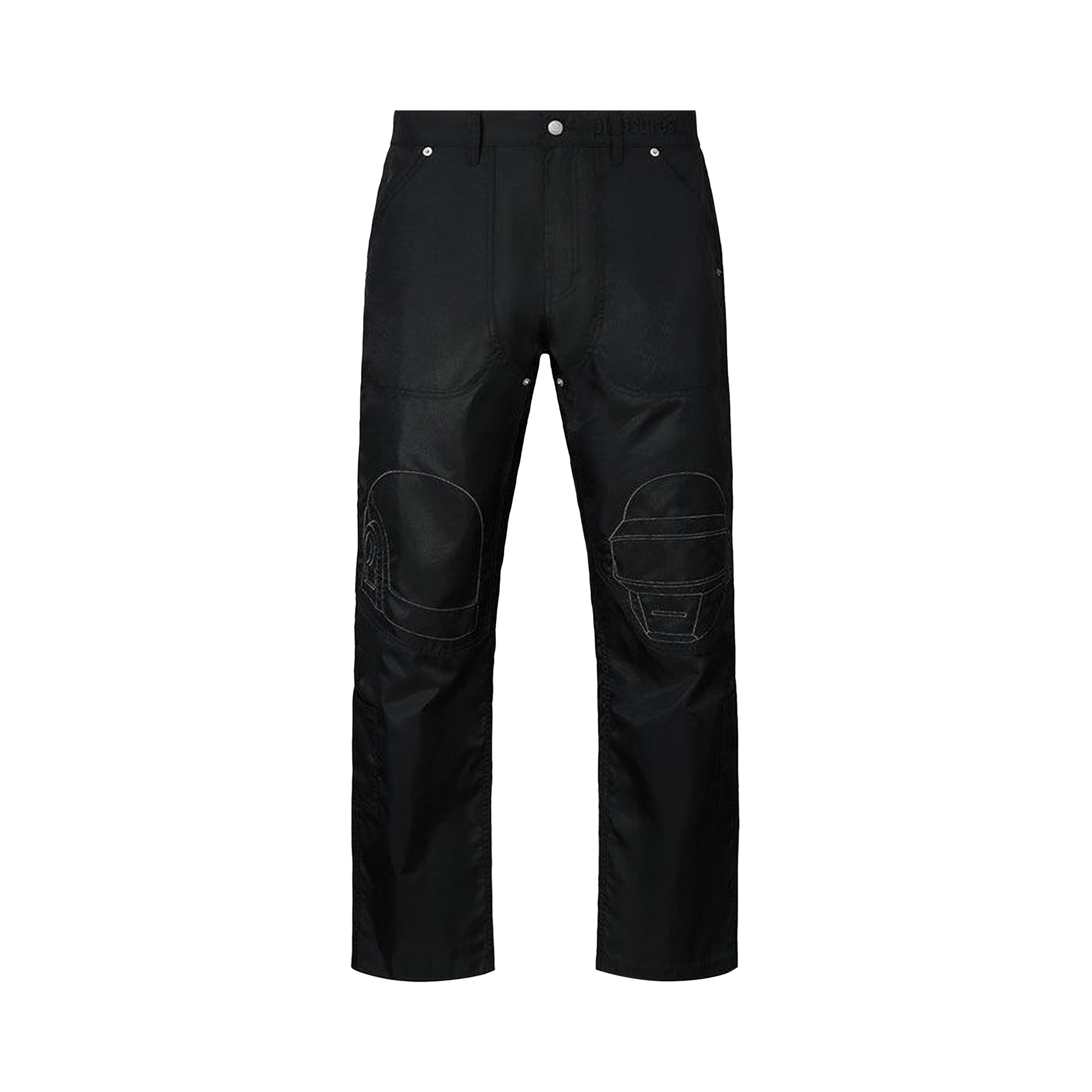 Pleasures Helmets Nylon Work Pants 'Black'