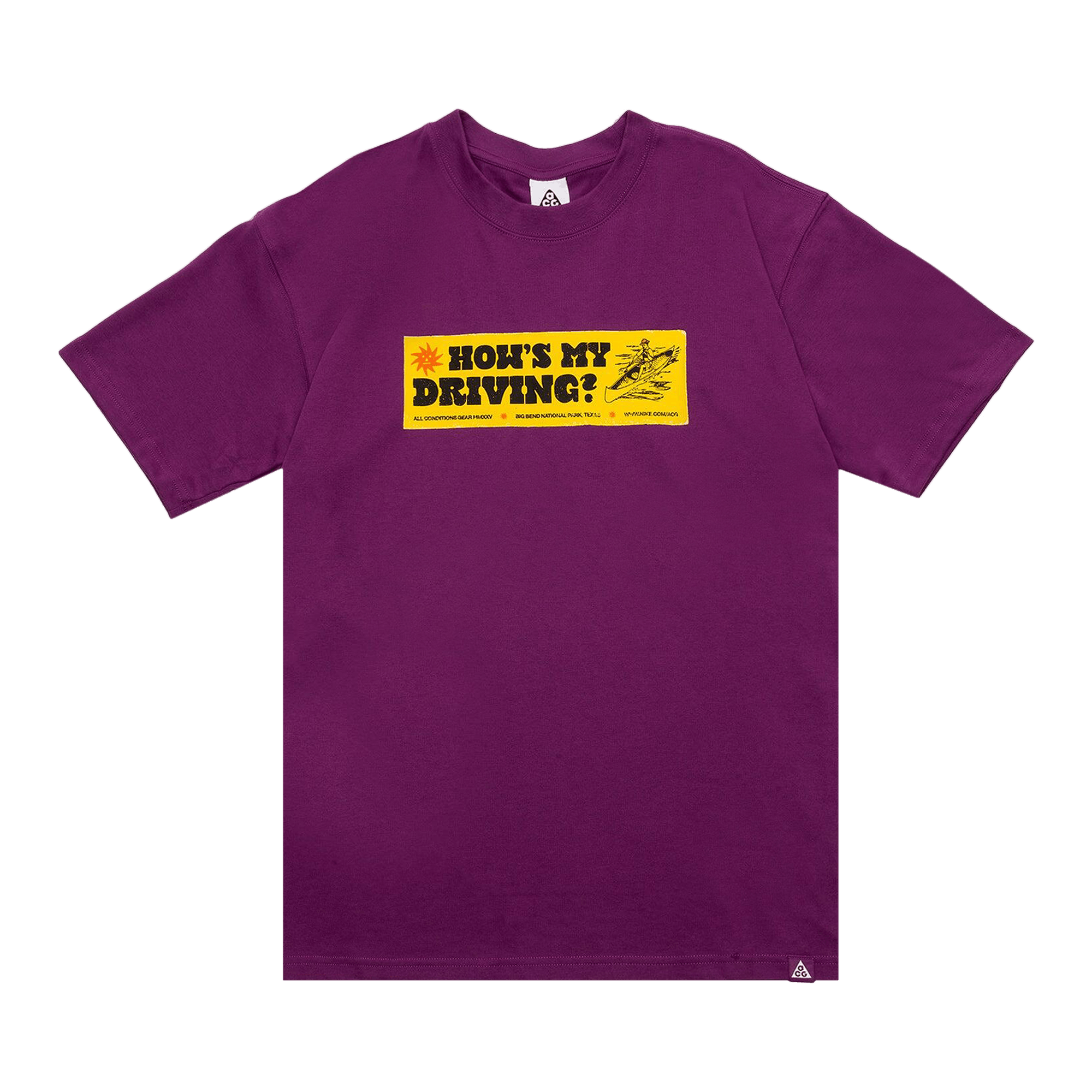 Nike ACG Canoe Sticker Tee 'Purple'