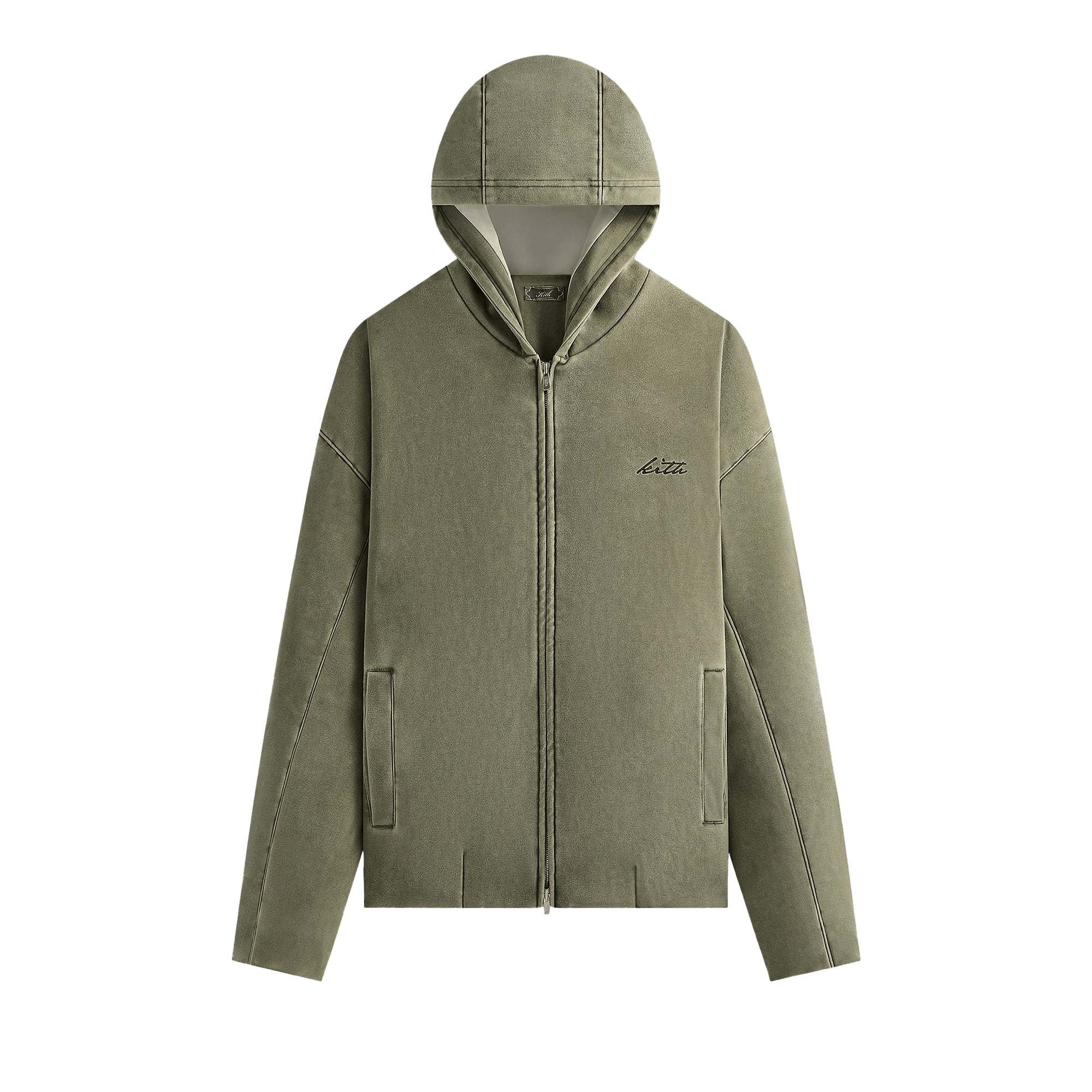 Kith Washed Microsuede Puffed Jaysen Hoodie 'Cavan'