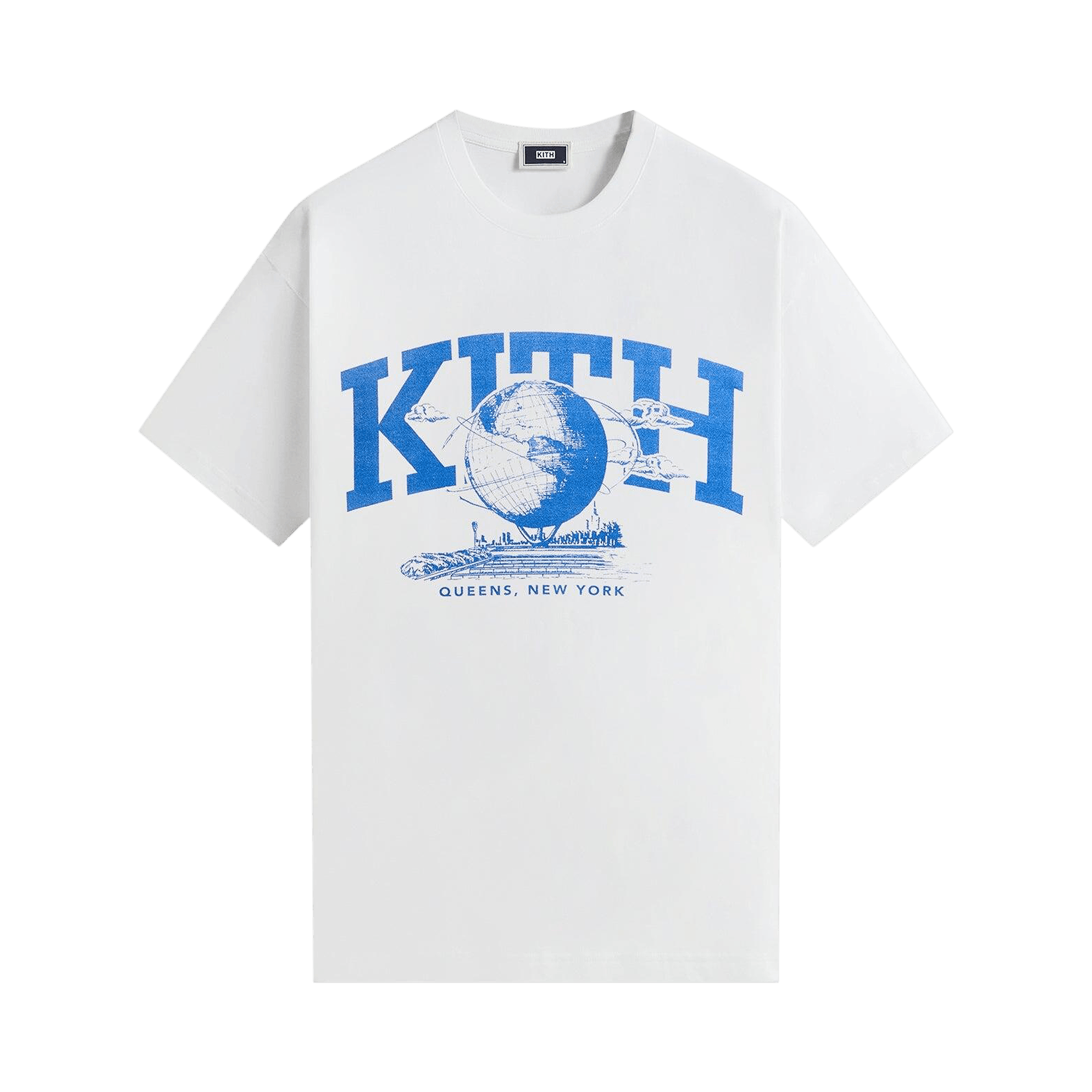 Kith & Kin Queens Unisphere Vintage Tee 'White'