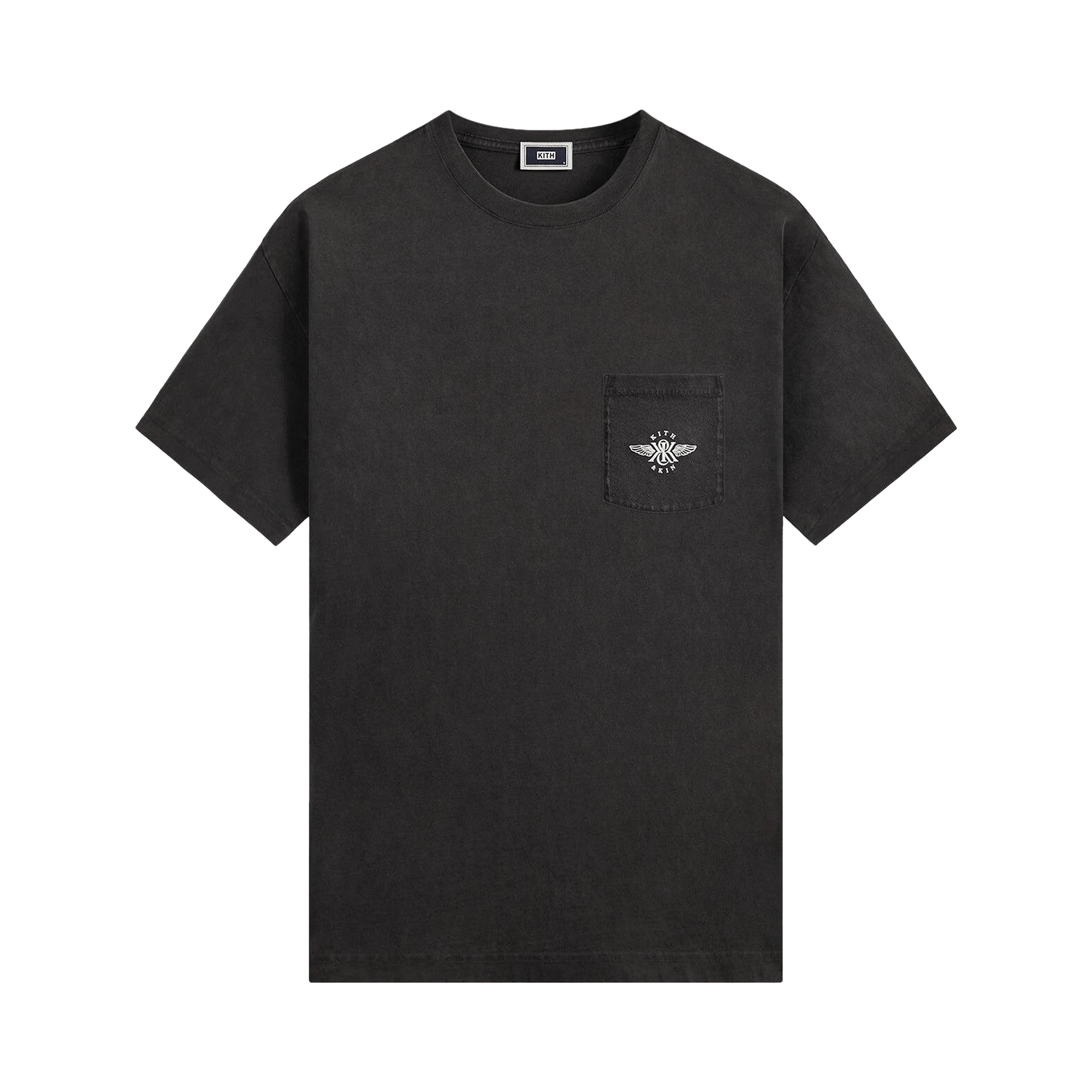 Kith & Kin Wing Logo Pocket Vintage Tee 'Black'