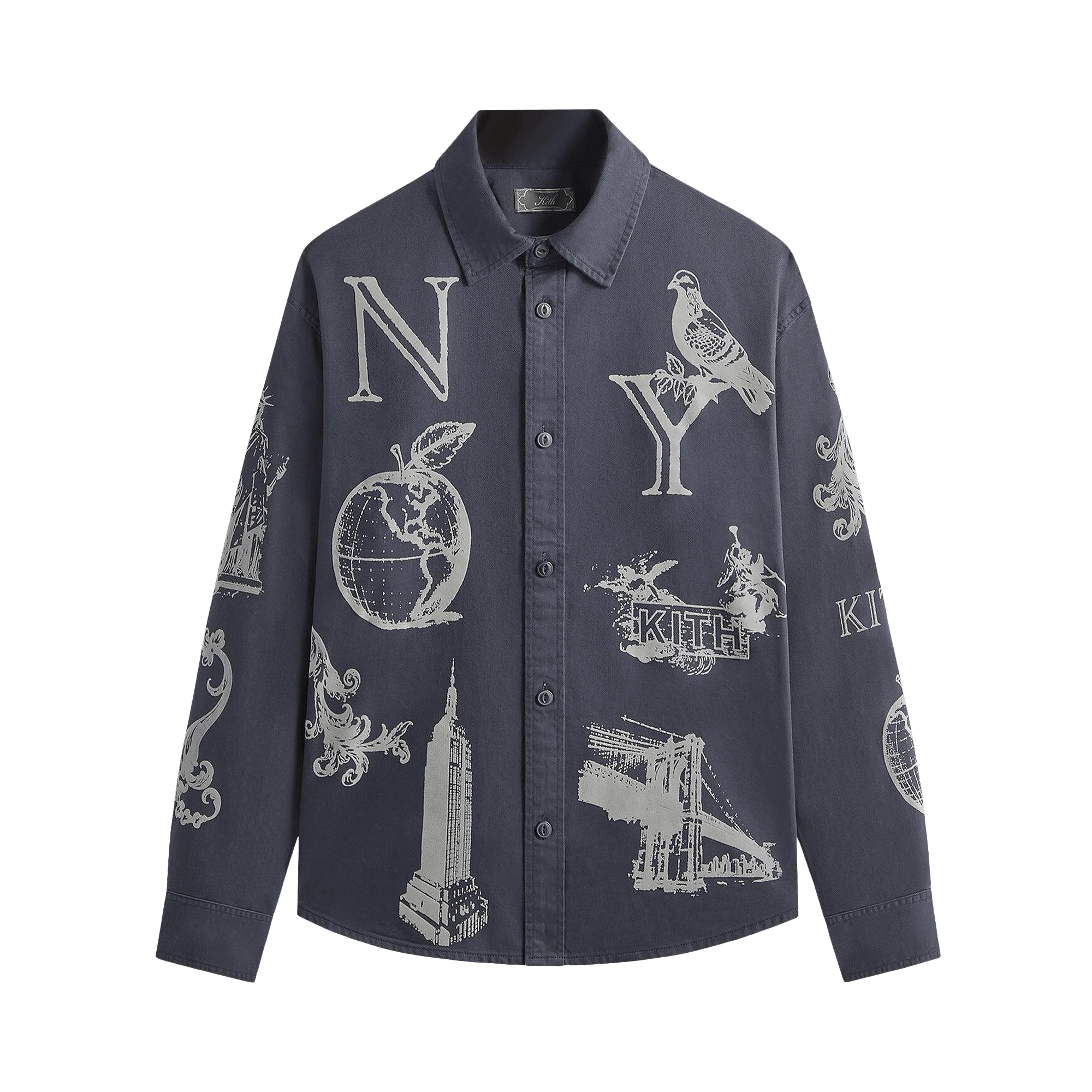 Kith Ny Symbols Graphic Apollo Shirt 'Nocturnal'