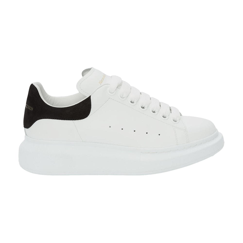Alexander McQueen Wmns Oversized Sneaker 'White Black' 2025