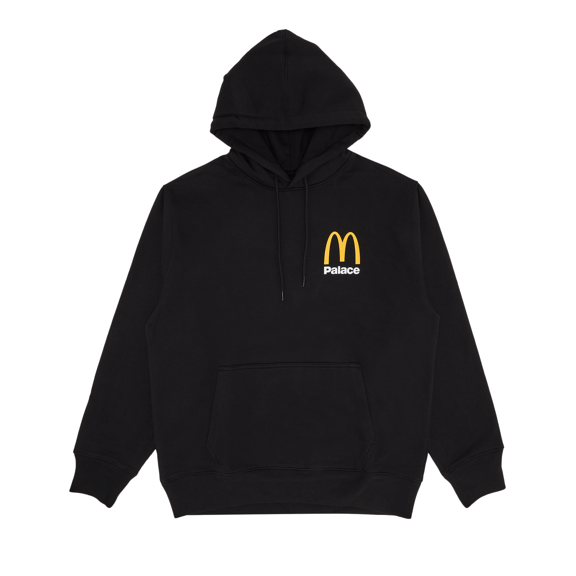 Palace x McDonald's Logo Hoodie 'Black'