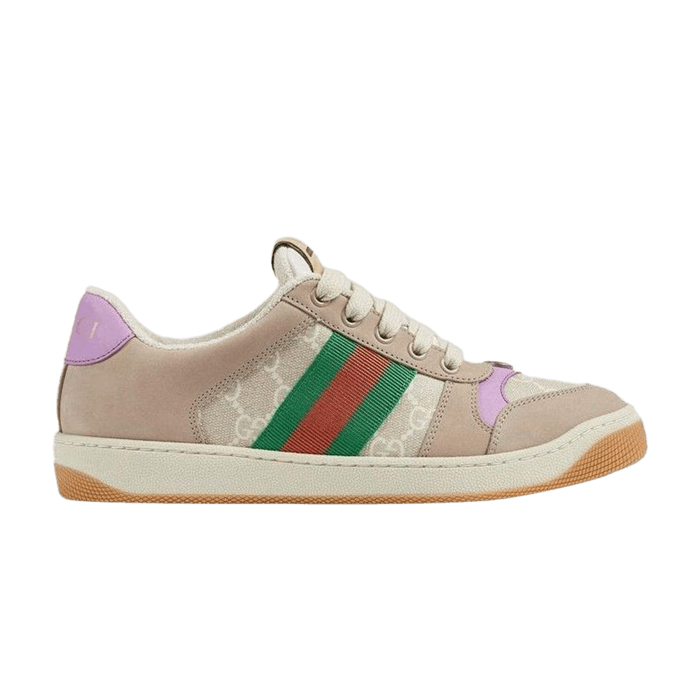 Gucci Wmns Screener 'GG Supreme - Beige Lilac'