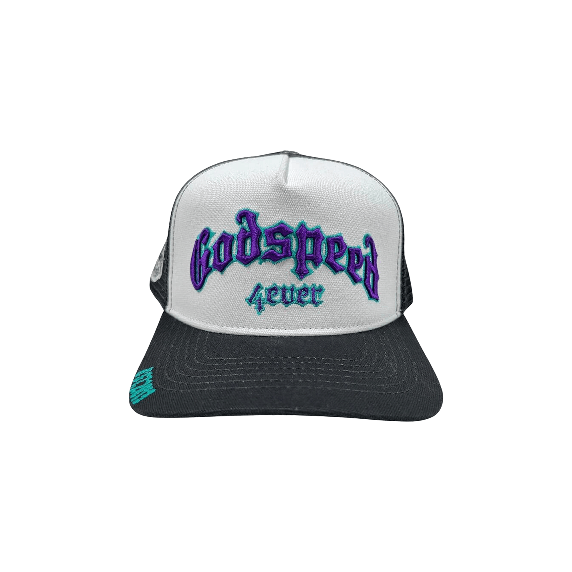 Godspeed Forever Trucker Hat 'White/Black/Purple'