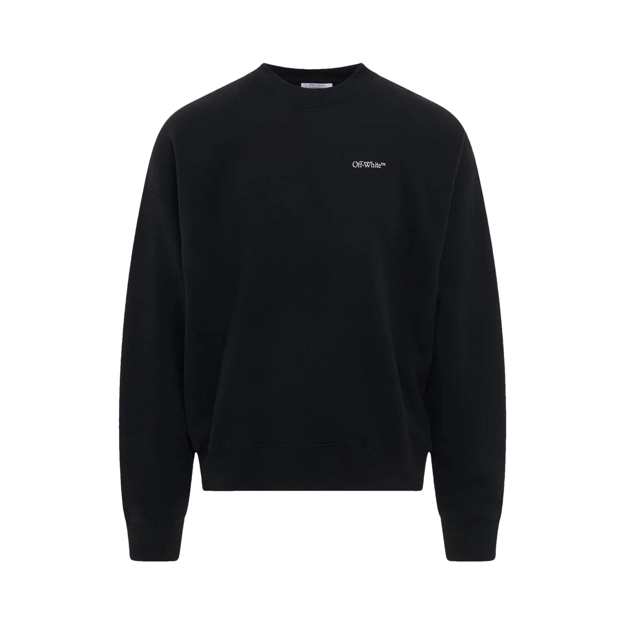 Off-White Scratch Tab Skate Sweatshirt 'Black'