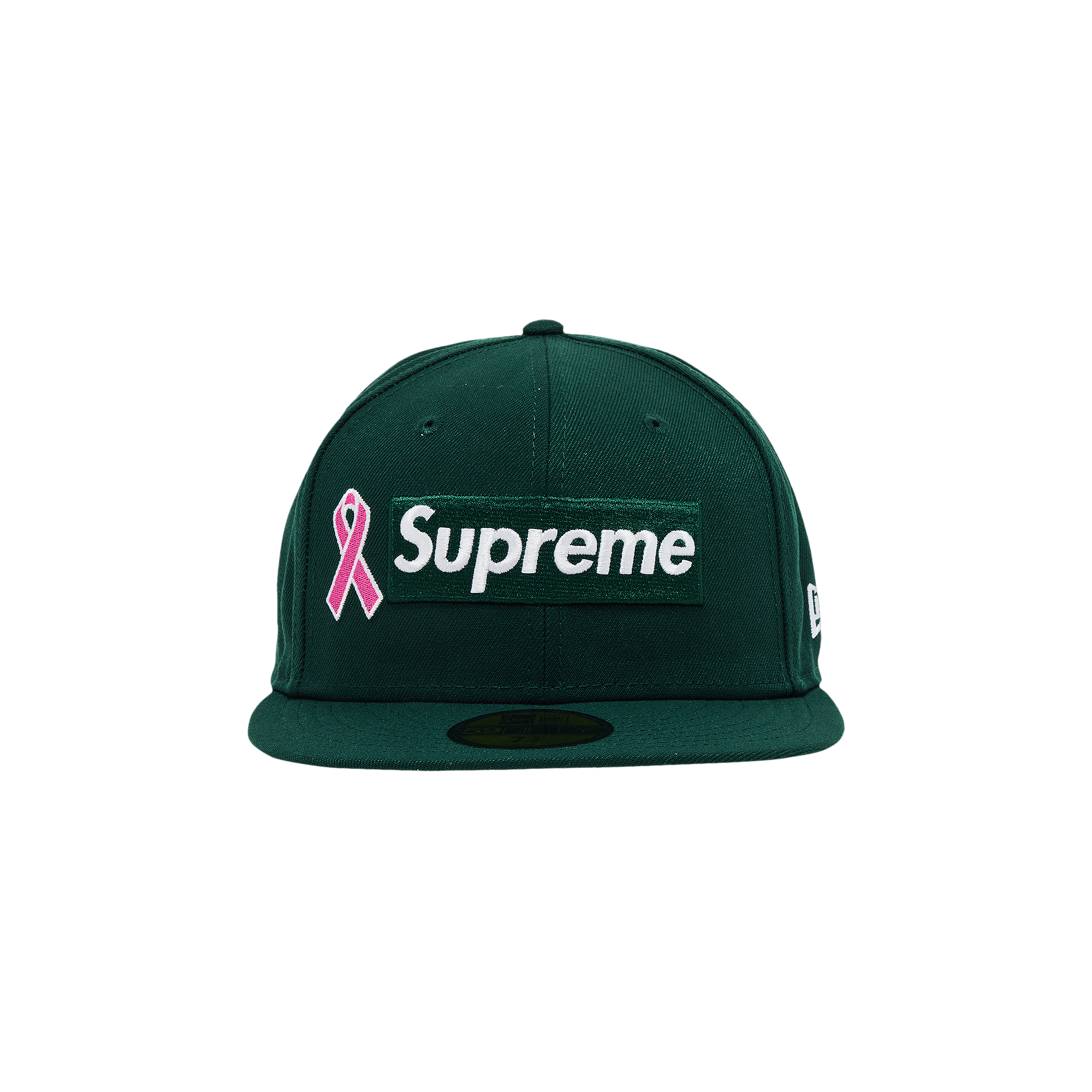 Supreme New Era Breast Cancer Awareness Box Logo 'Dark Green'