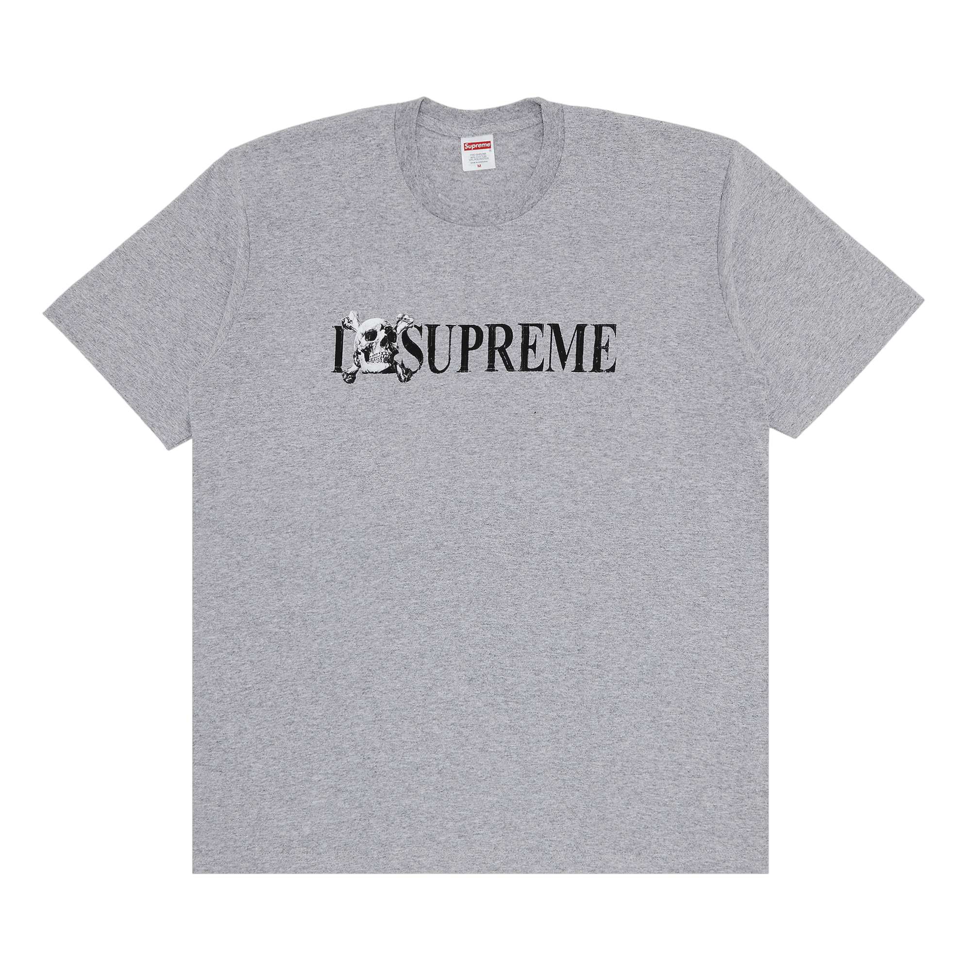 Supreme Skull Tee 'Heather Grey'