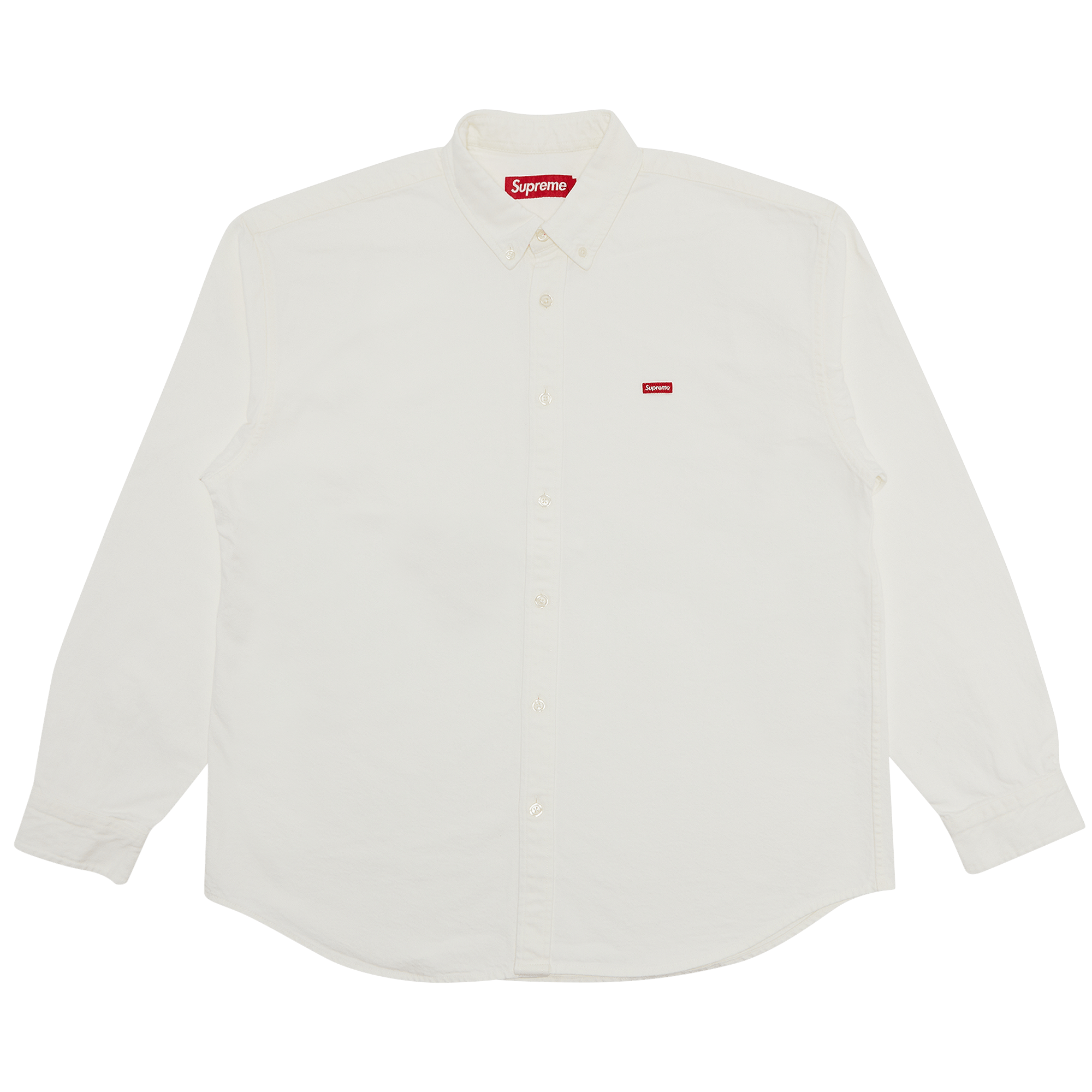Supreme Small Box Denim Shirt 'White'