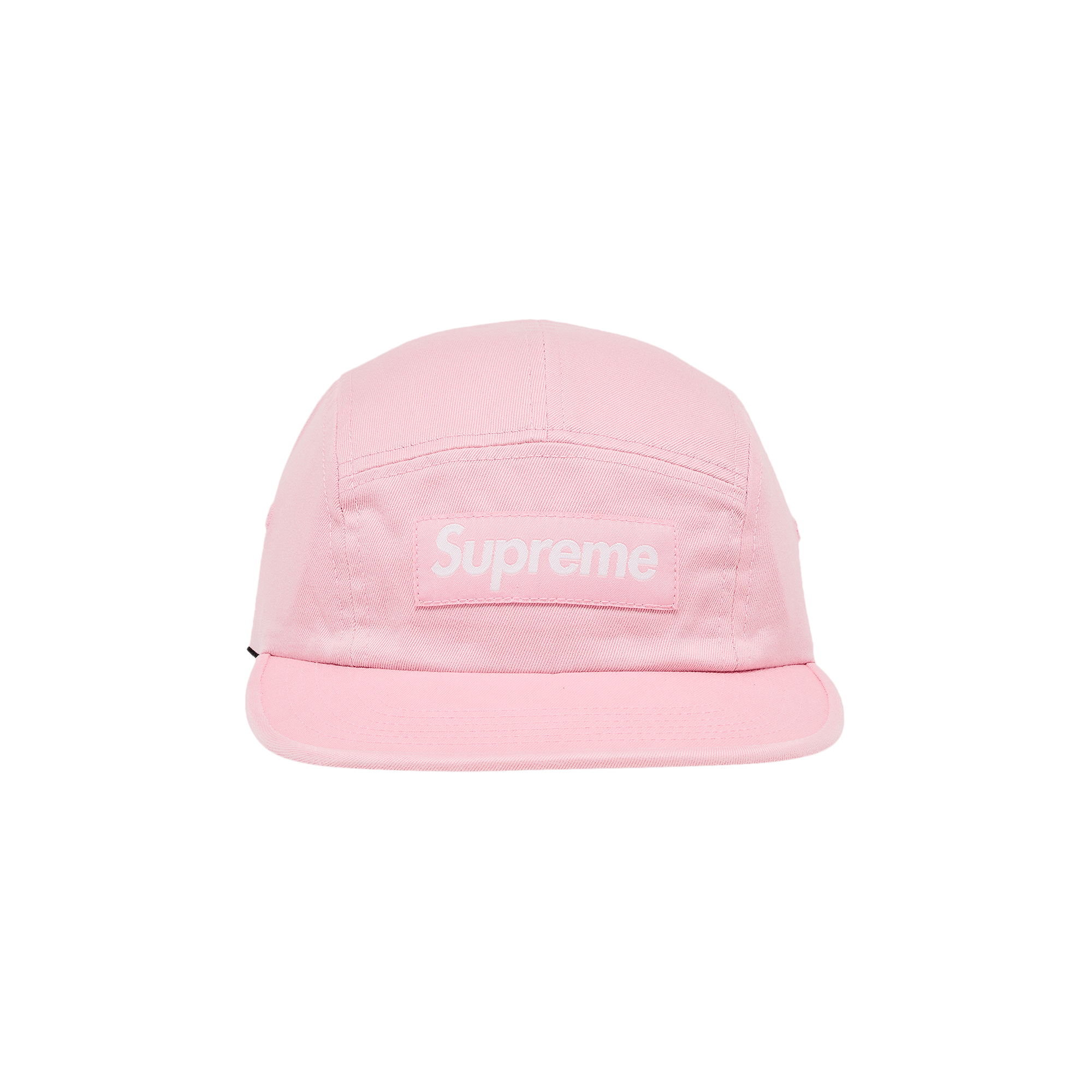 Supreme Washed Chino Twill Camp Cap 'Pink'