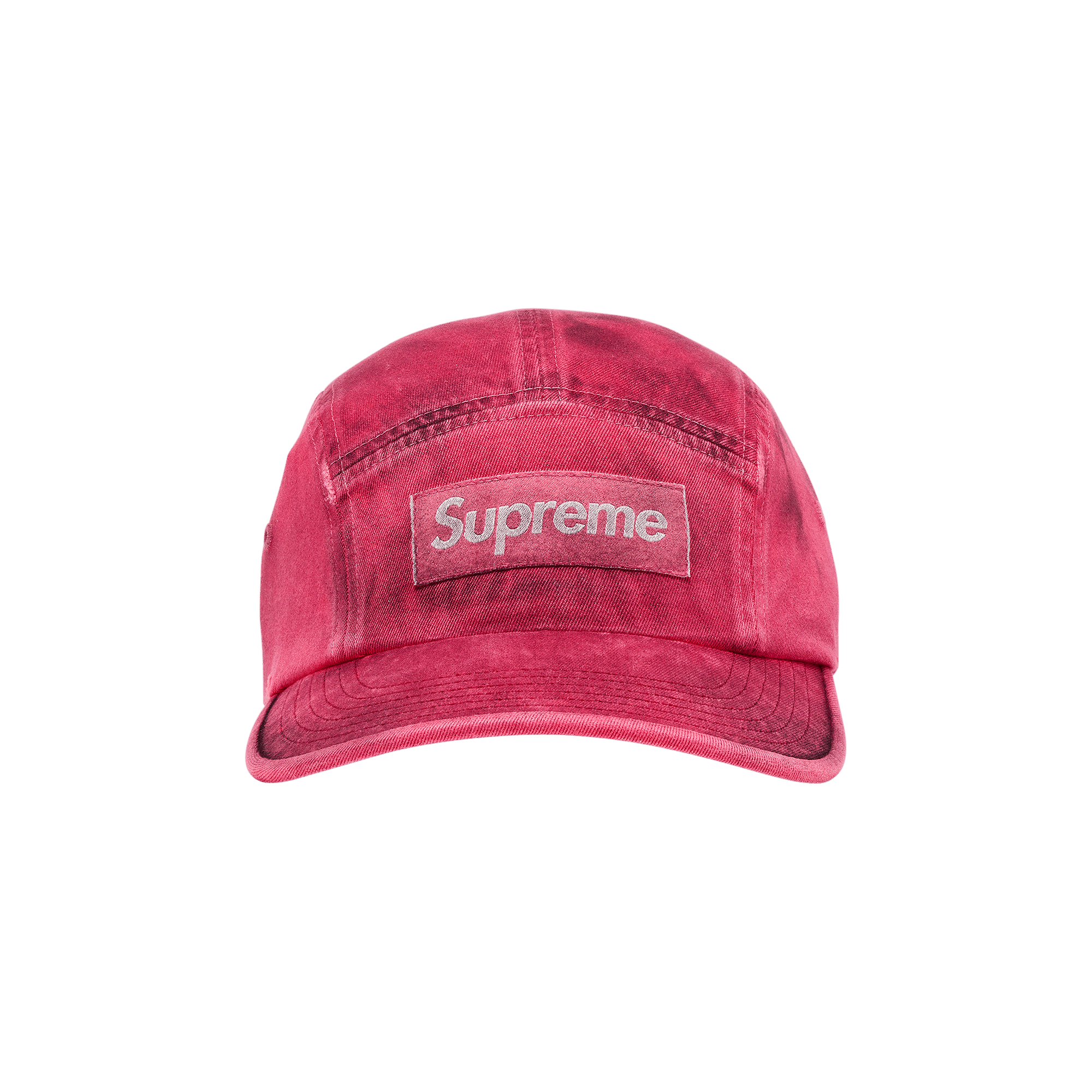 Supreme Overdyed Camp Cap 'Red'