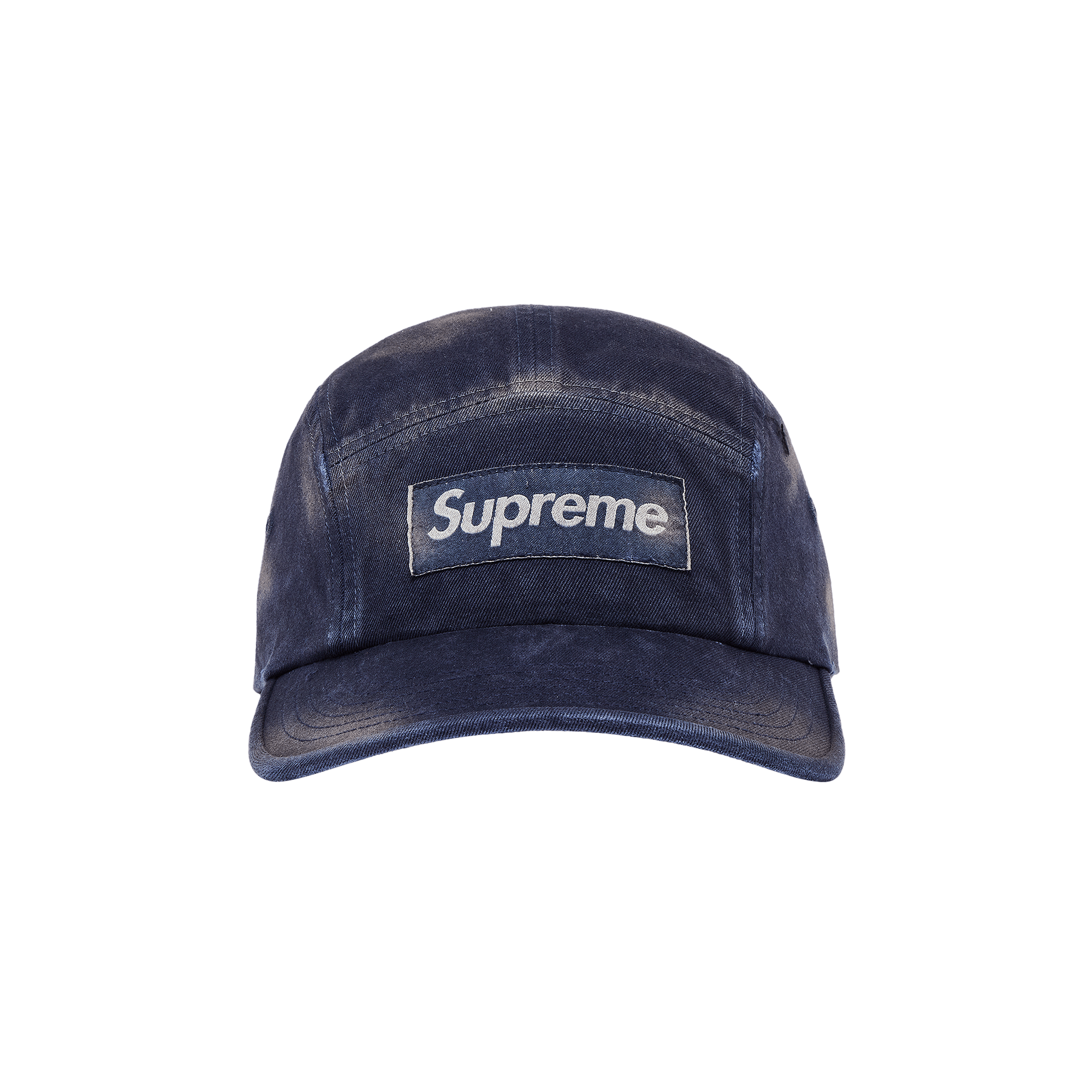 Supreme Overdyed Camp Cap 'Navy'