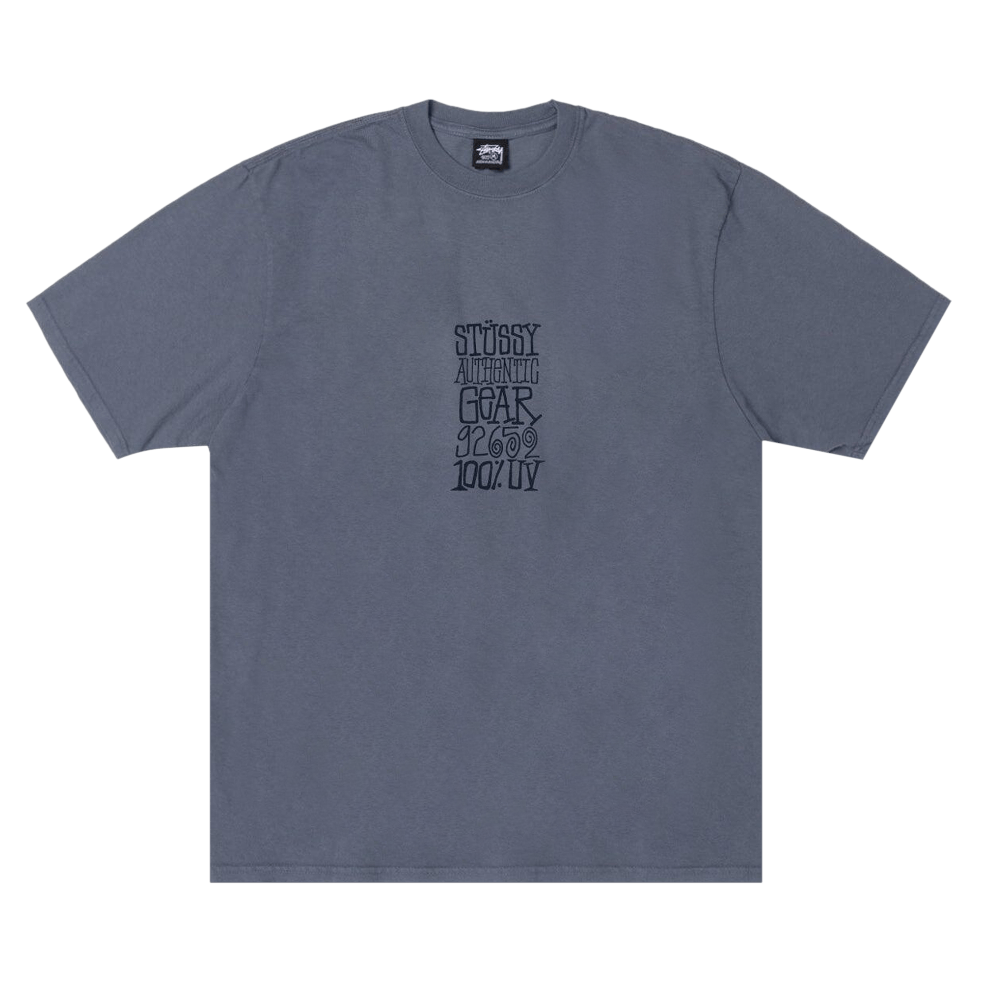 Stussy Authentic Gear Tee Pigment Dyed 'Navy'