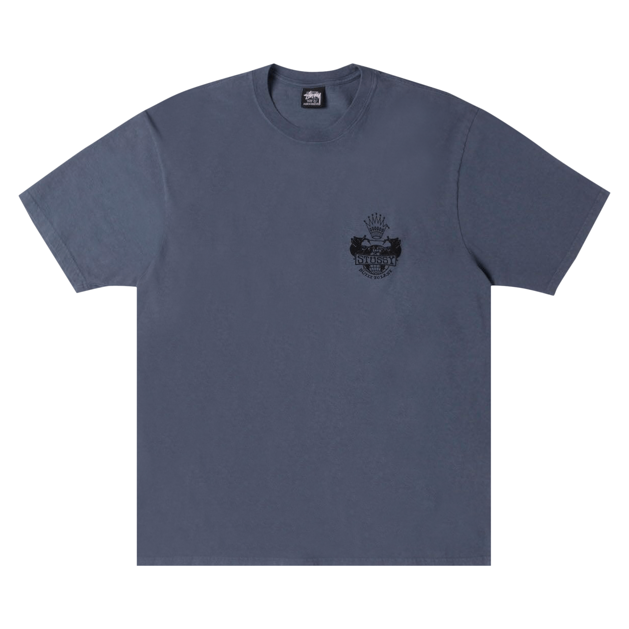 Stussy Built To Last Tee Pigment Dyed 'Navy'