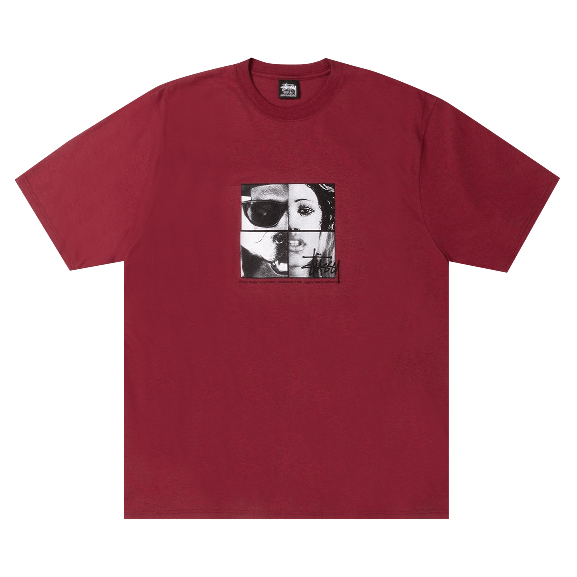 Stussy Personalities Tee 'Wine'
