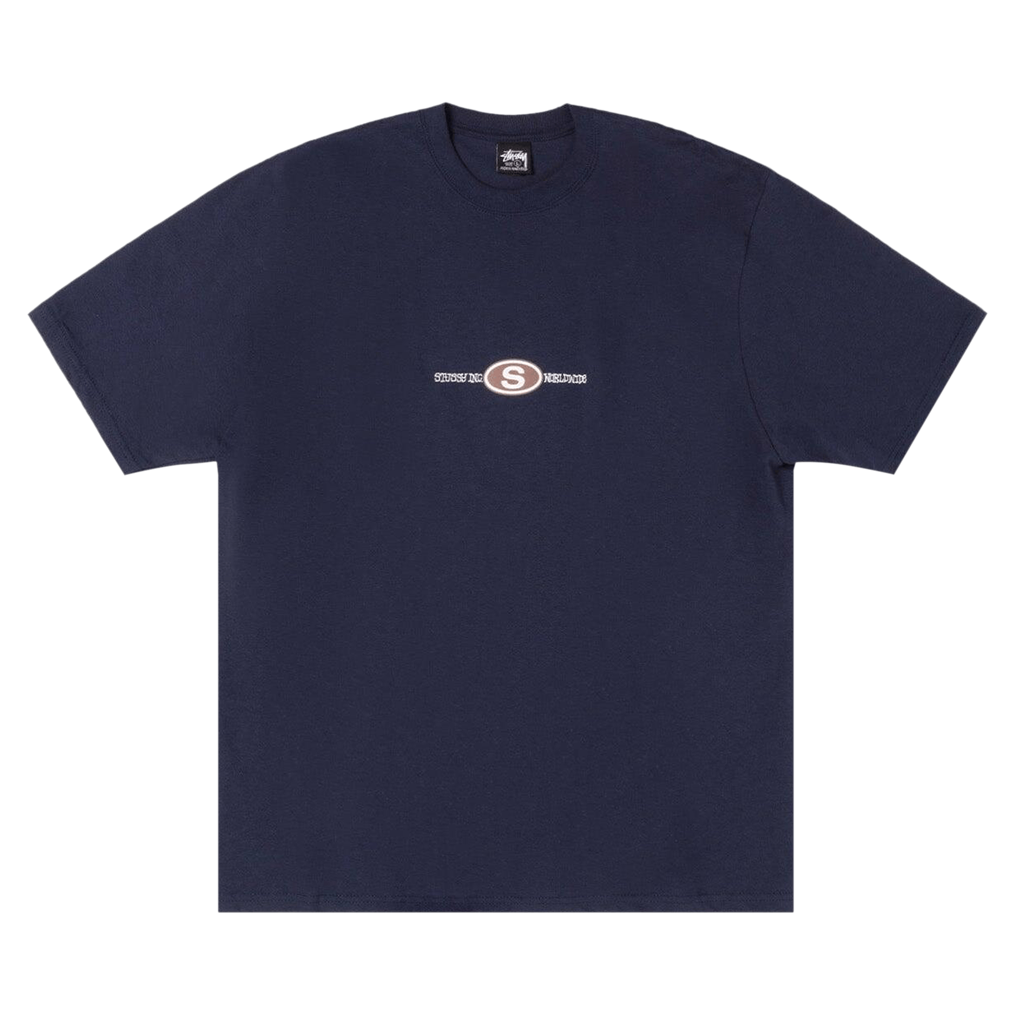 Stussy Worldwide Dot Tee 'Navy'