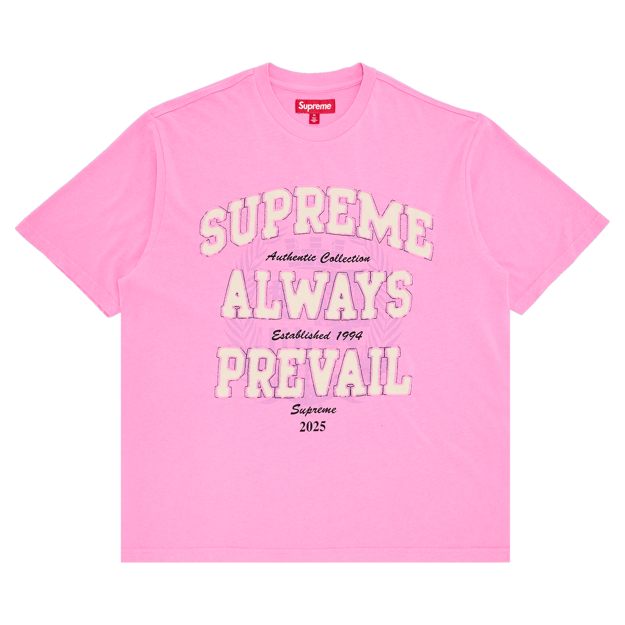 Supreme Always Prevail Short-Sleeve Top 'Pink'