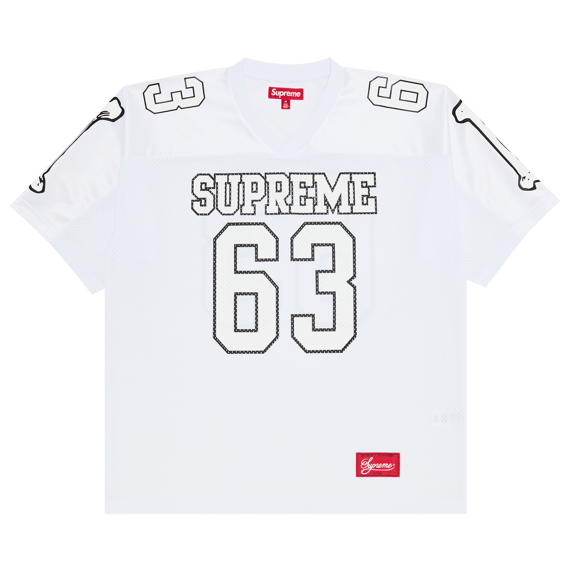 Supreme Bones Football Jersey 'White'