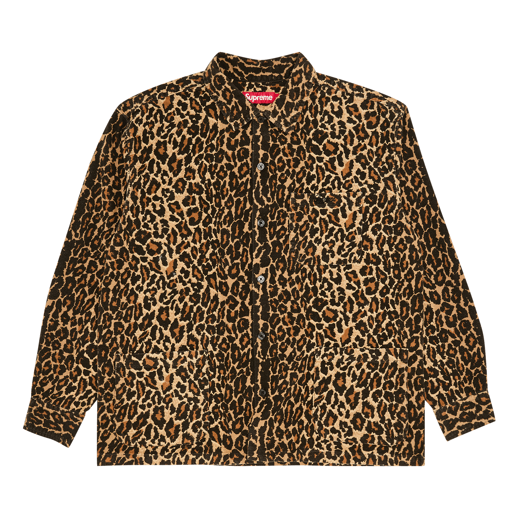 Supreme Flannel Pajama Shirt 'Leopard'