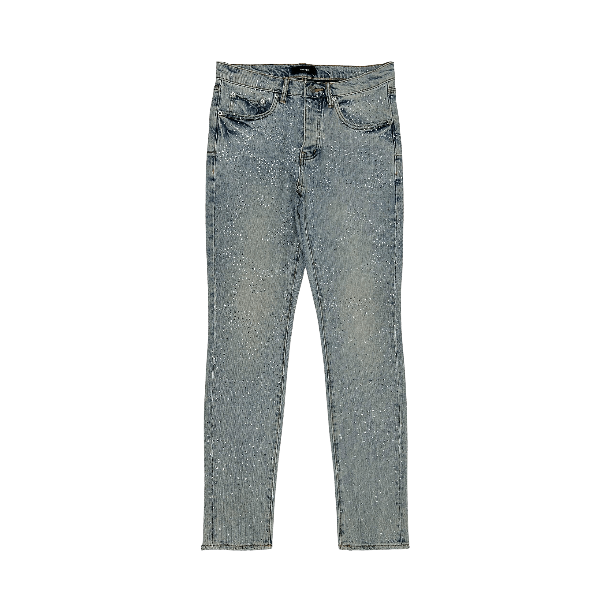 PURPLE BRAND Skinny Atlin Blitz Denim 'Blue'