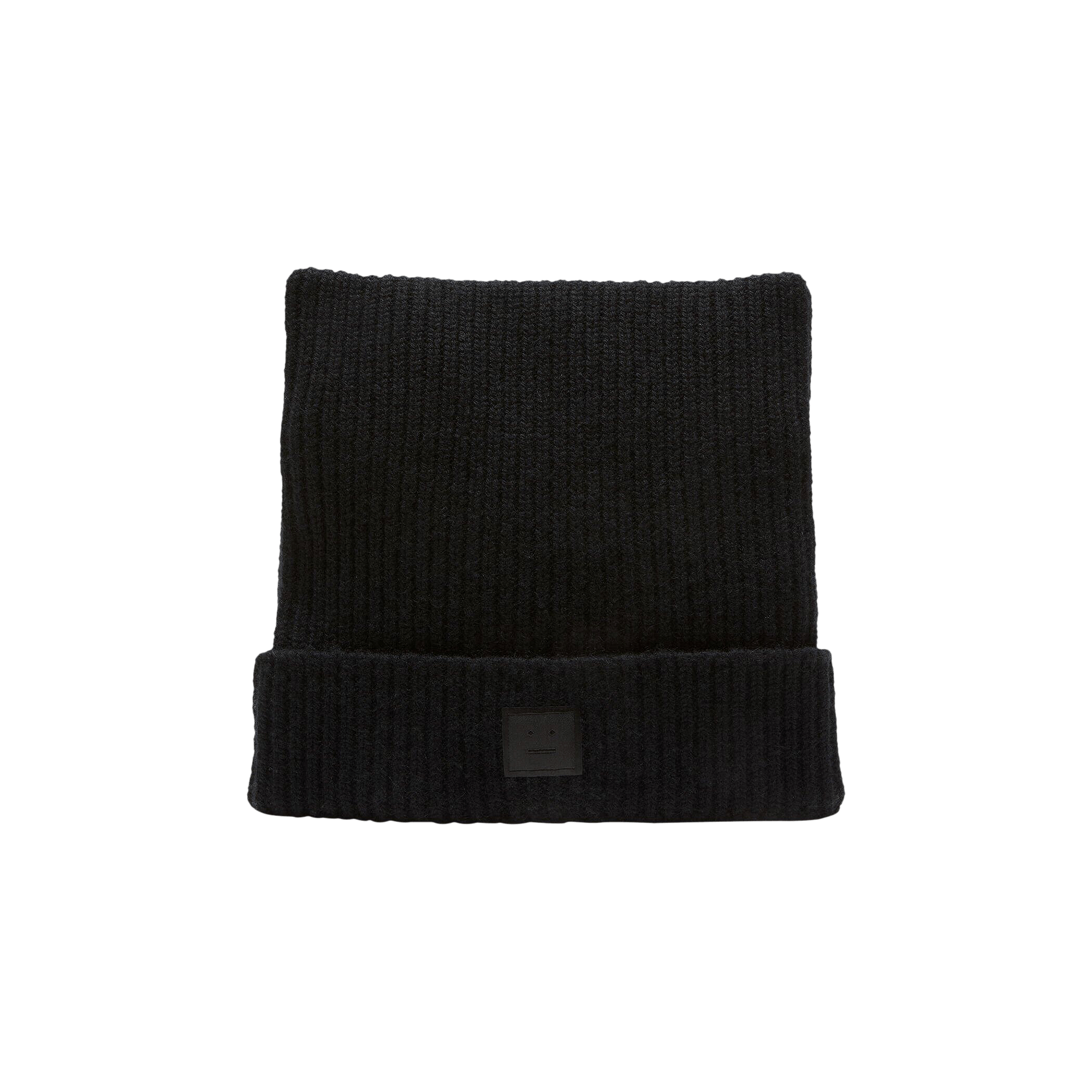 Acne Studios Face Logo Square Beanie 'Black'
