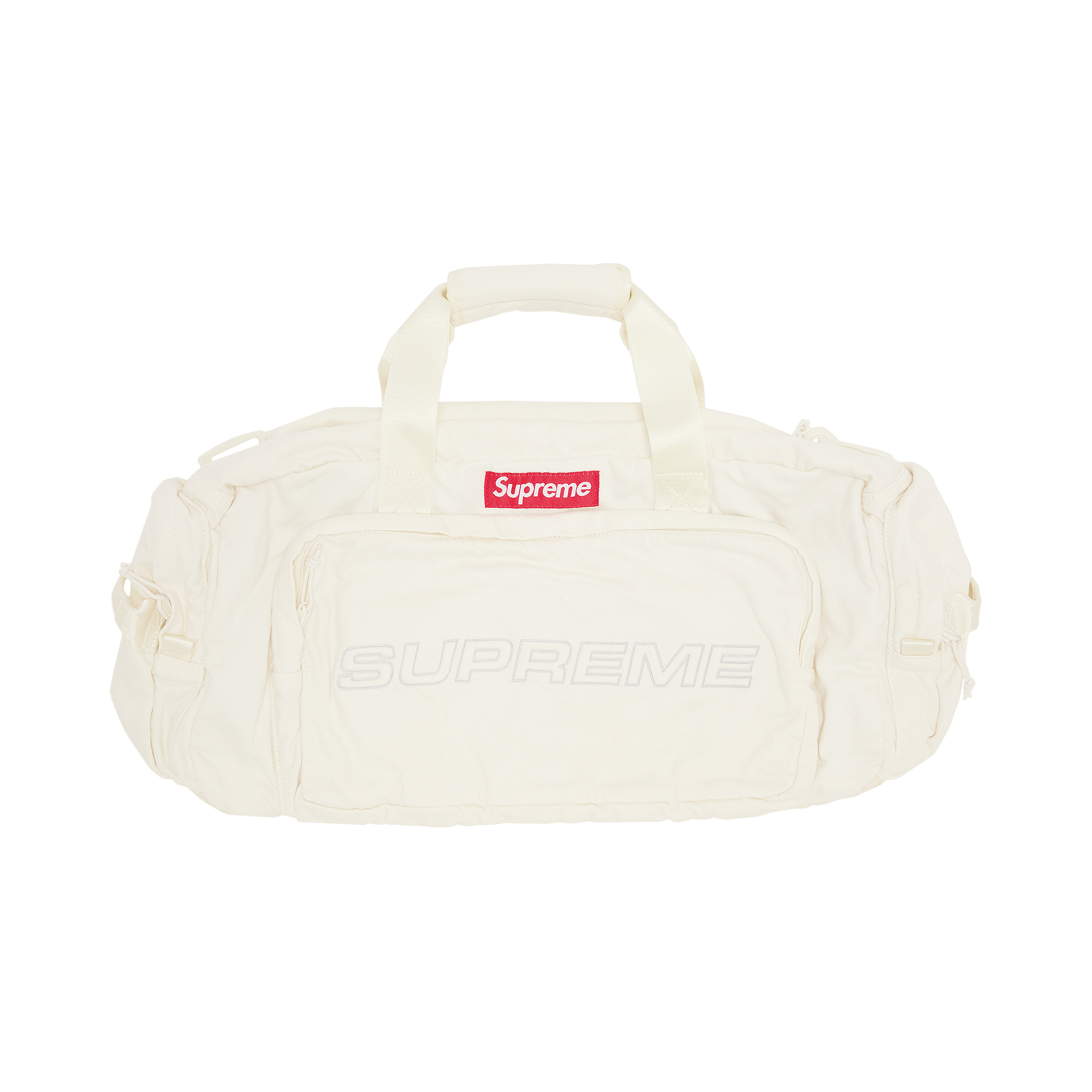 Supreme Denim Duffle Bag 'White'