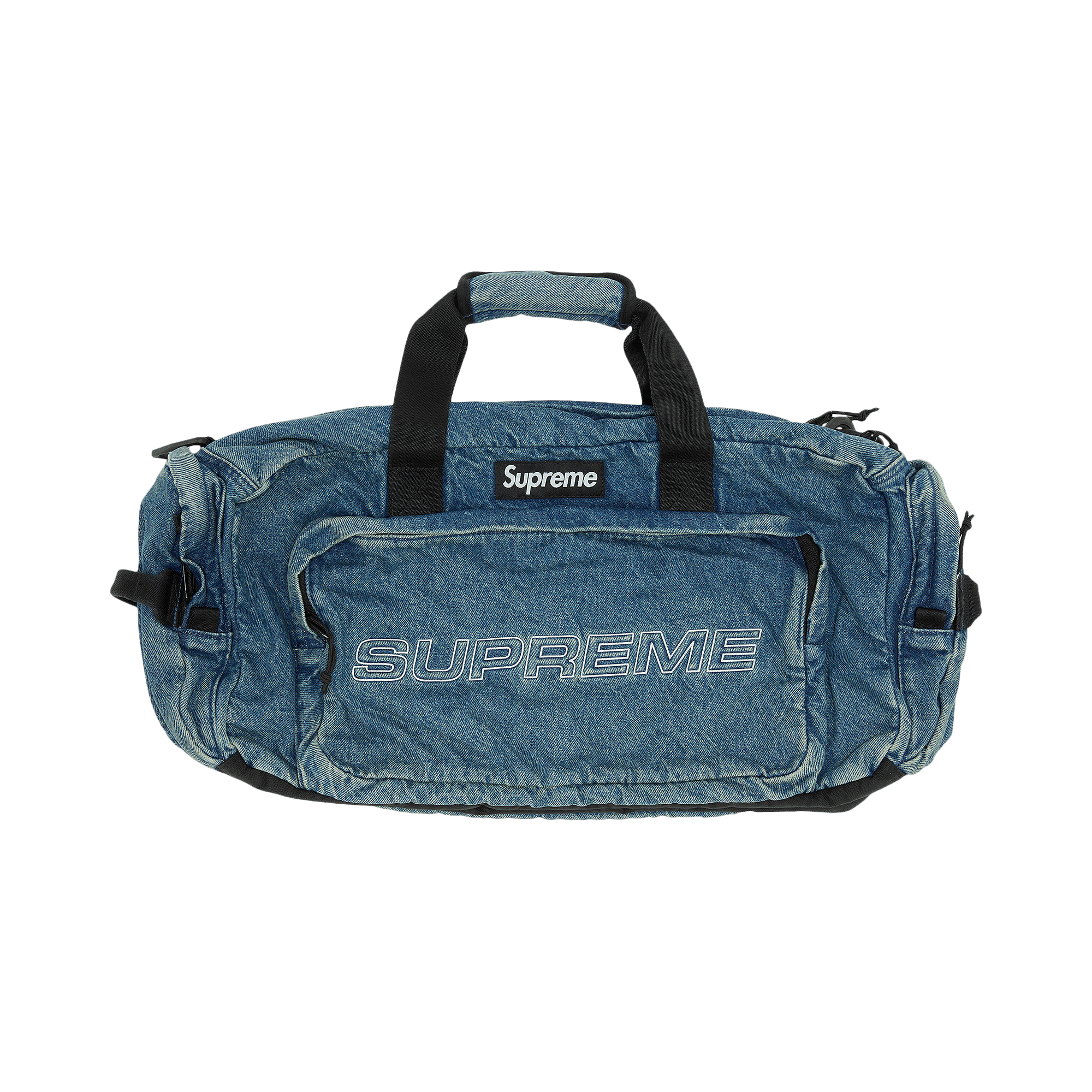 Supreme Denim Duffle Bag 'Washed Indigo'