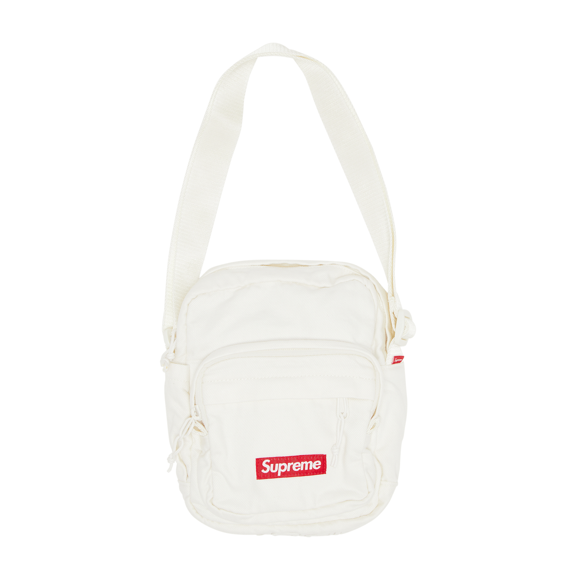 Supreme Denim Shoulder Bag 'White'