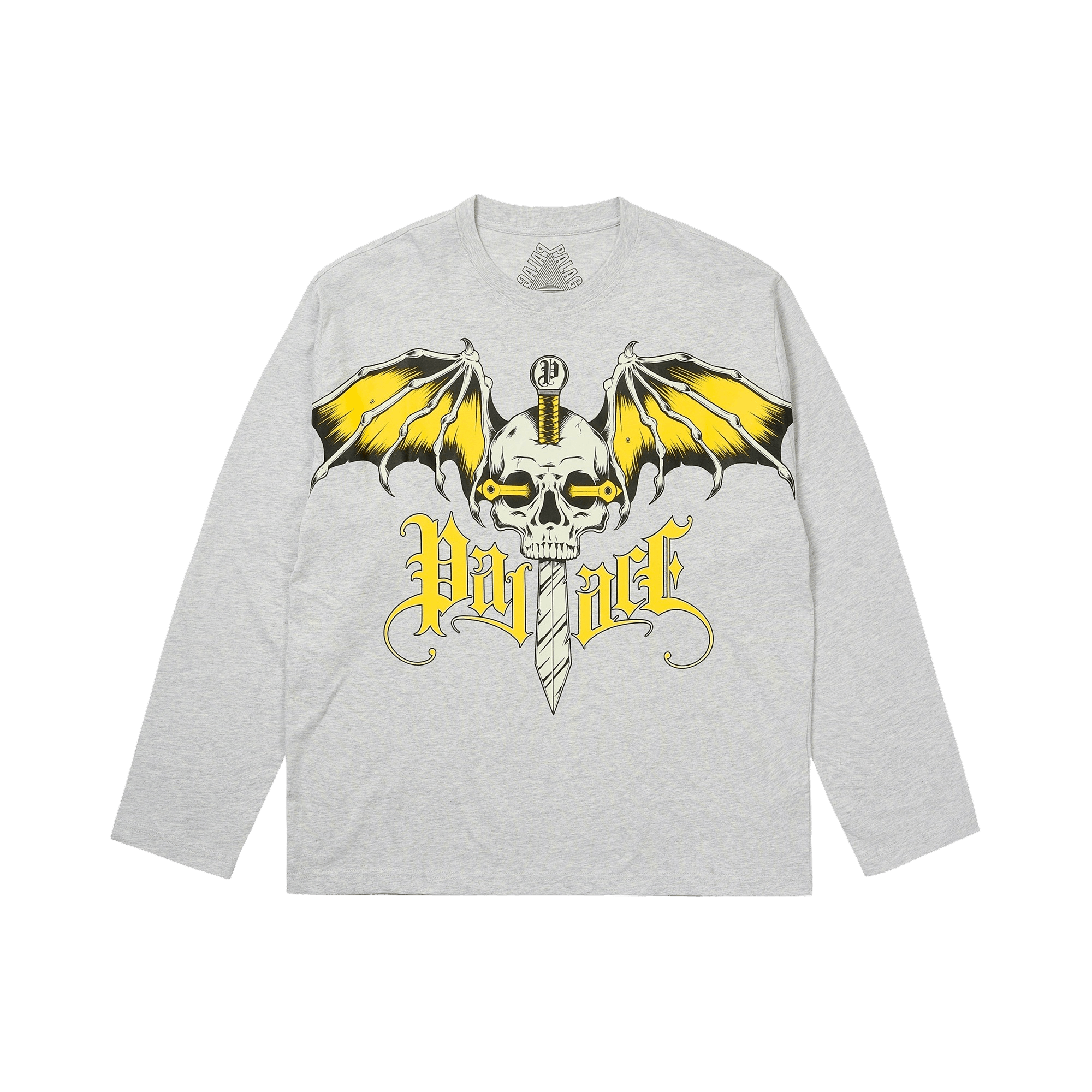 Palace Wingspan Long-Sleeve 'Grey Marl'