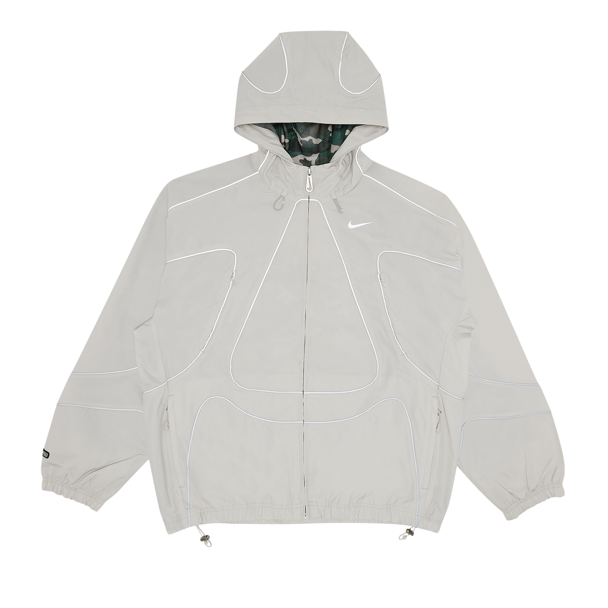 Buy Corteiz Hybrid Jacquard Knit Alcatraz Zip Hoodie 'Pink