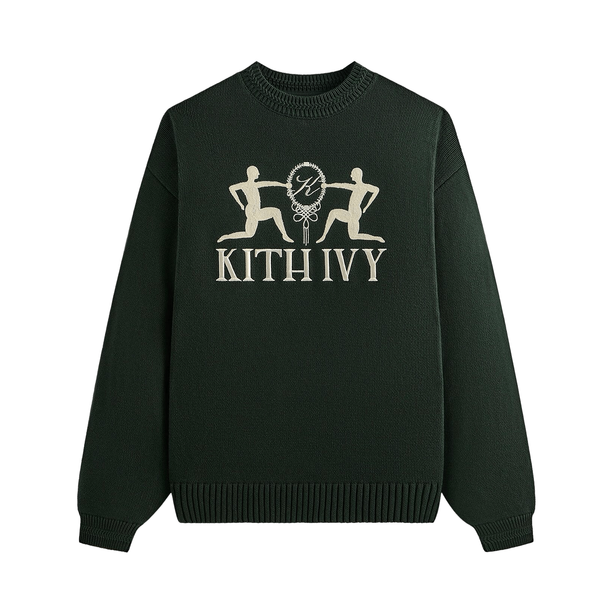 Kith Ivy Emblem Crewneck Sweater 'Ivy Green'