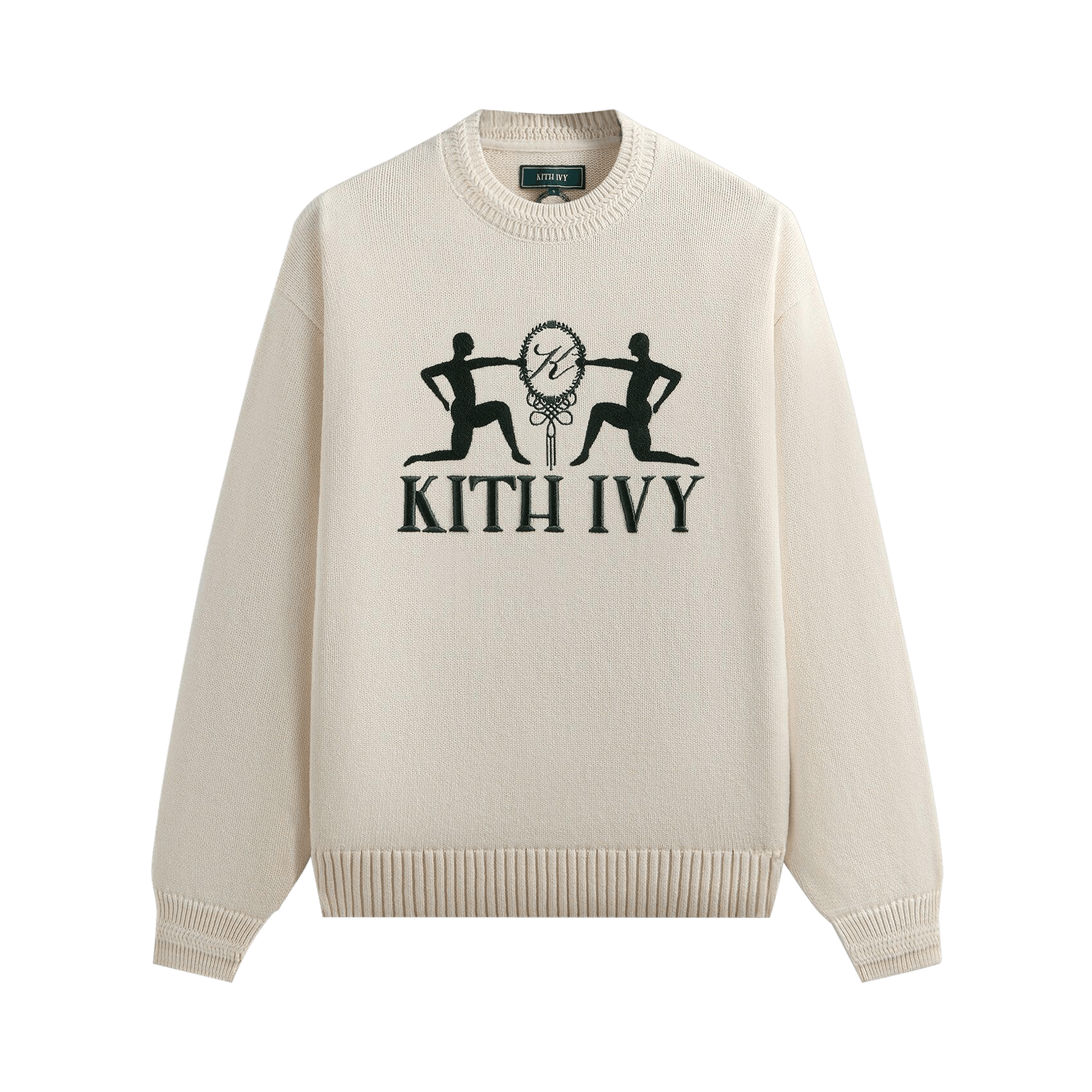 Kith Ivy Emblem Crewneck Sweater 'Sandrift'