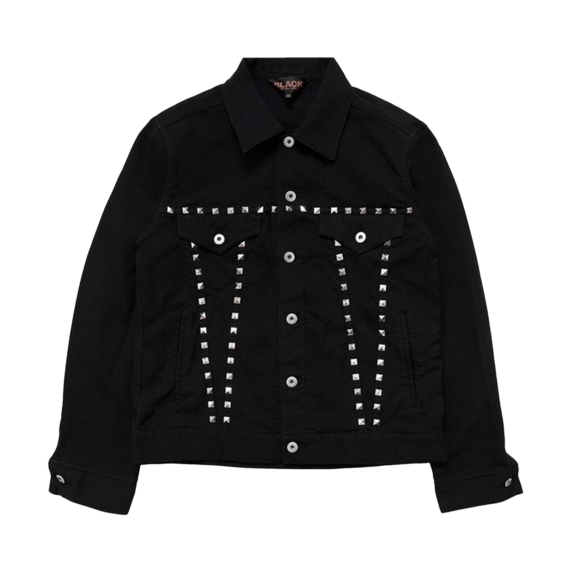 Comme des Garçons Black Trucker Jacket With Studs 'Black'