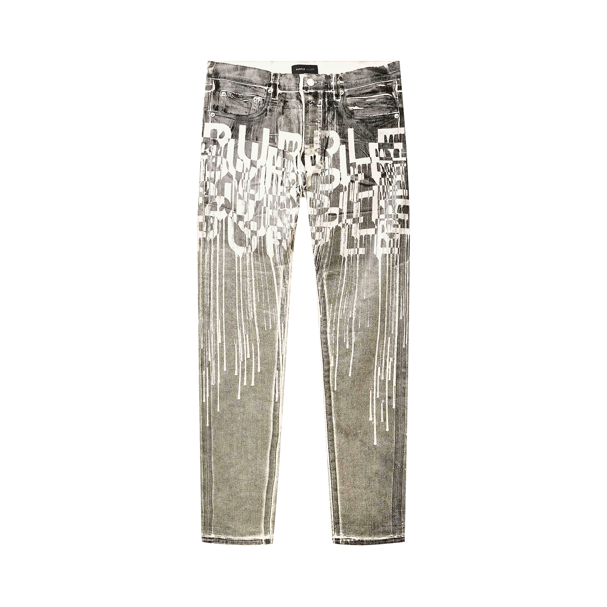 PURPLE BRAND Reverse Black Foil 'Off White'
