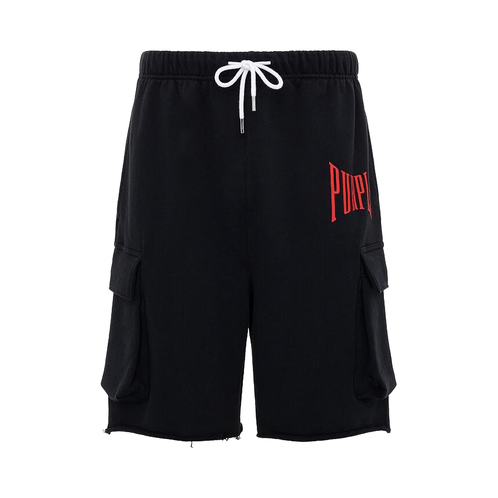 PURPLE BRAND Heavyweight Cargo Sweatshorts 'Black'