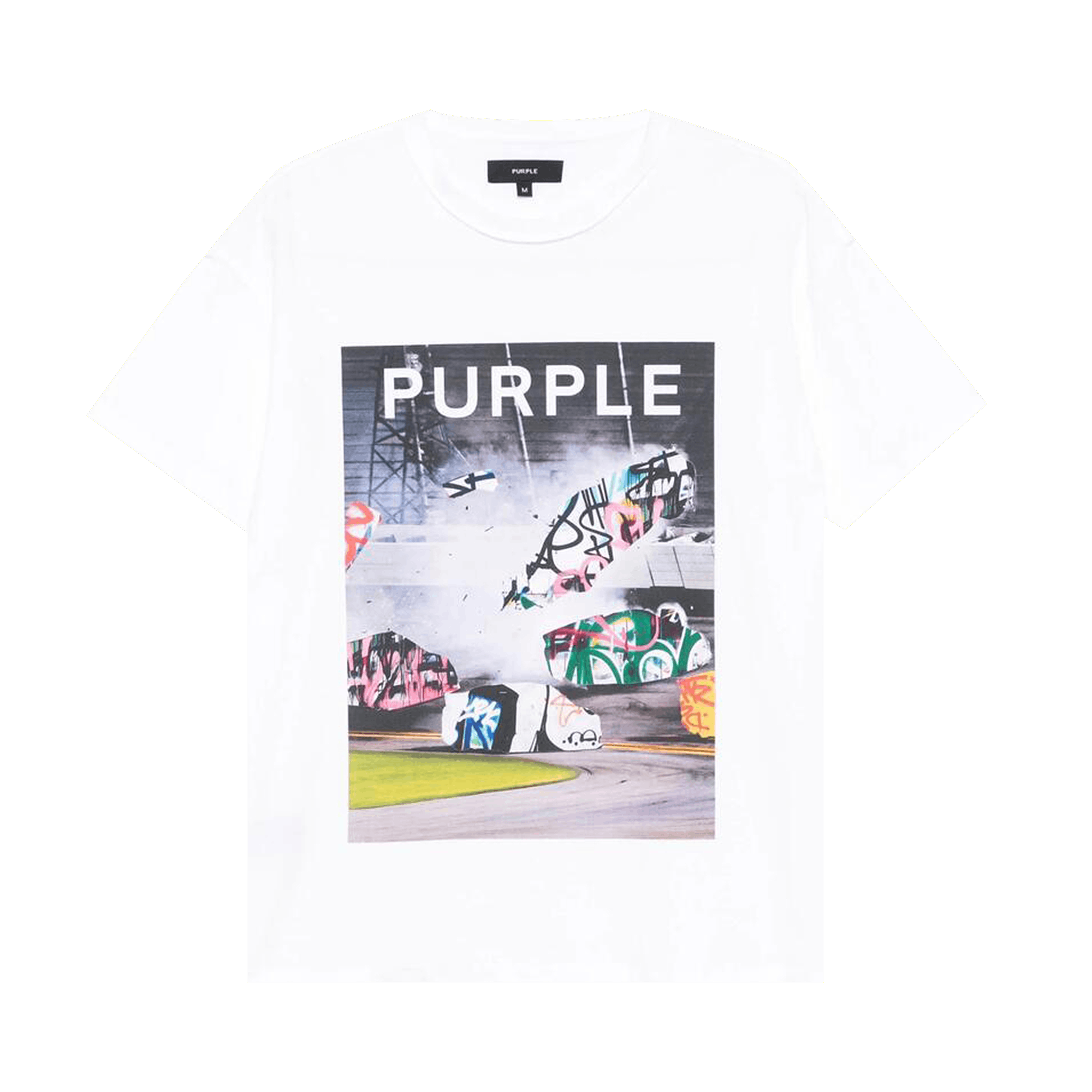 PURPLE BRAND Inside Out Tee 'Brilliant White'