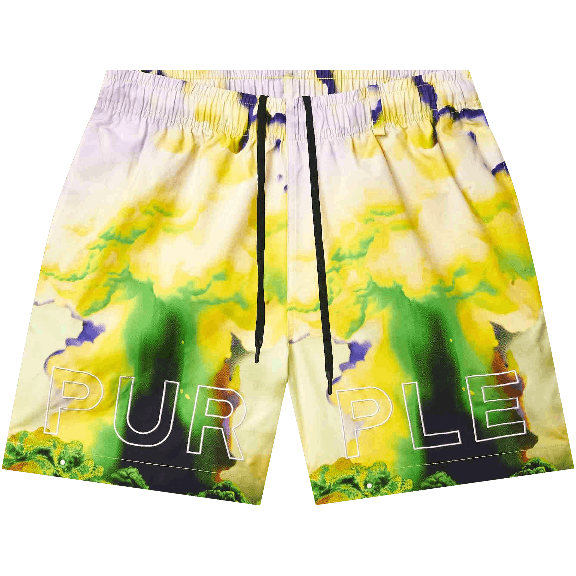 PURPLE BRAND Force Majeure Swim Shorts 'Yellow Green'