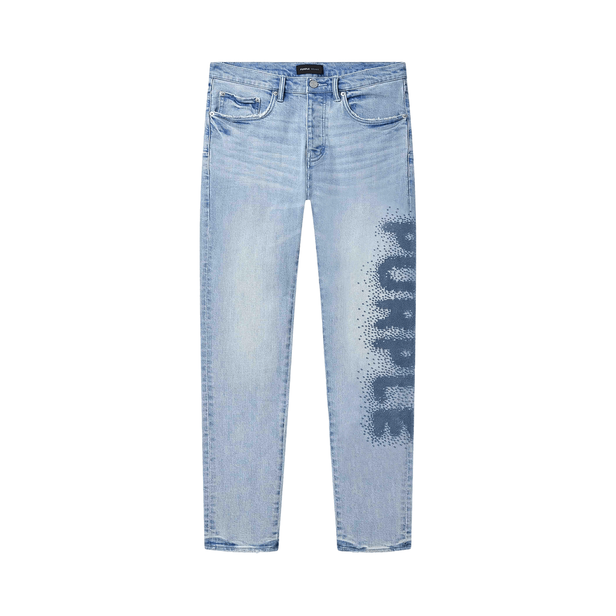 PURPLE BRAND Skinny Tuffetage Jean 'Light Indigo'