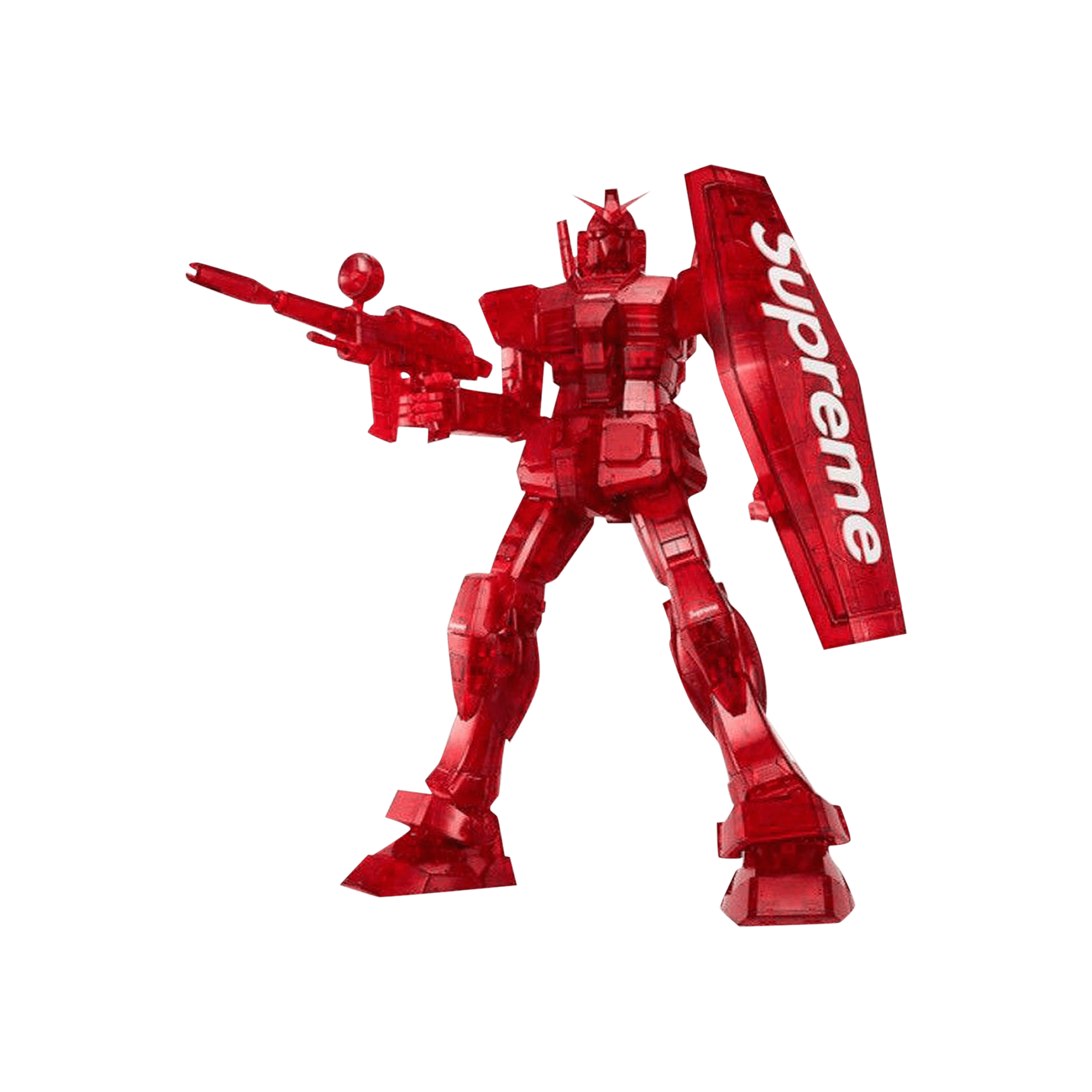 Supreme MG 1/100 RX-78-2 GUNDAM Ver. 3.0 Action Figure 'Red'