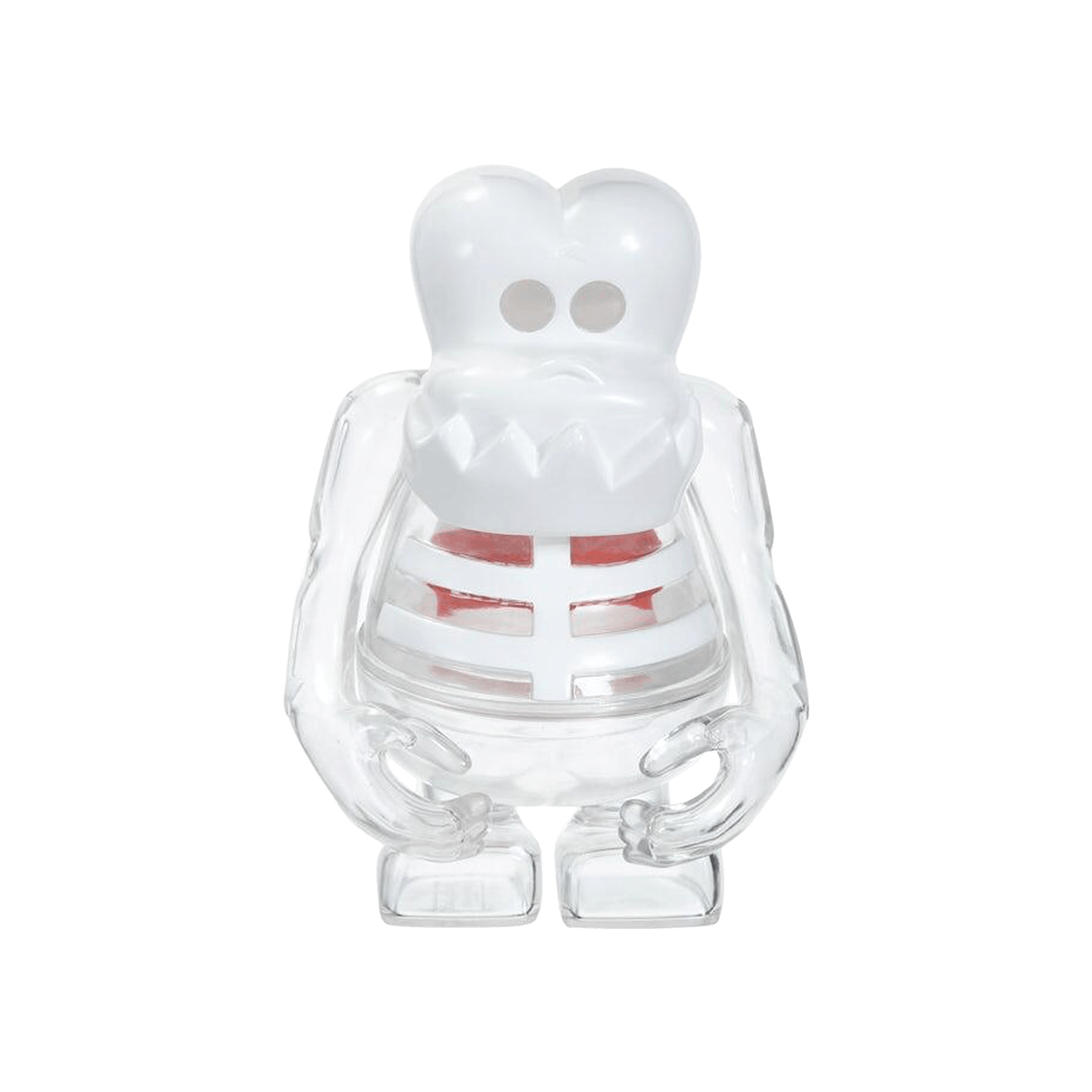 Supreme x Bounty Hunter Skull Kun Figurine 'Transparent'
