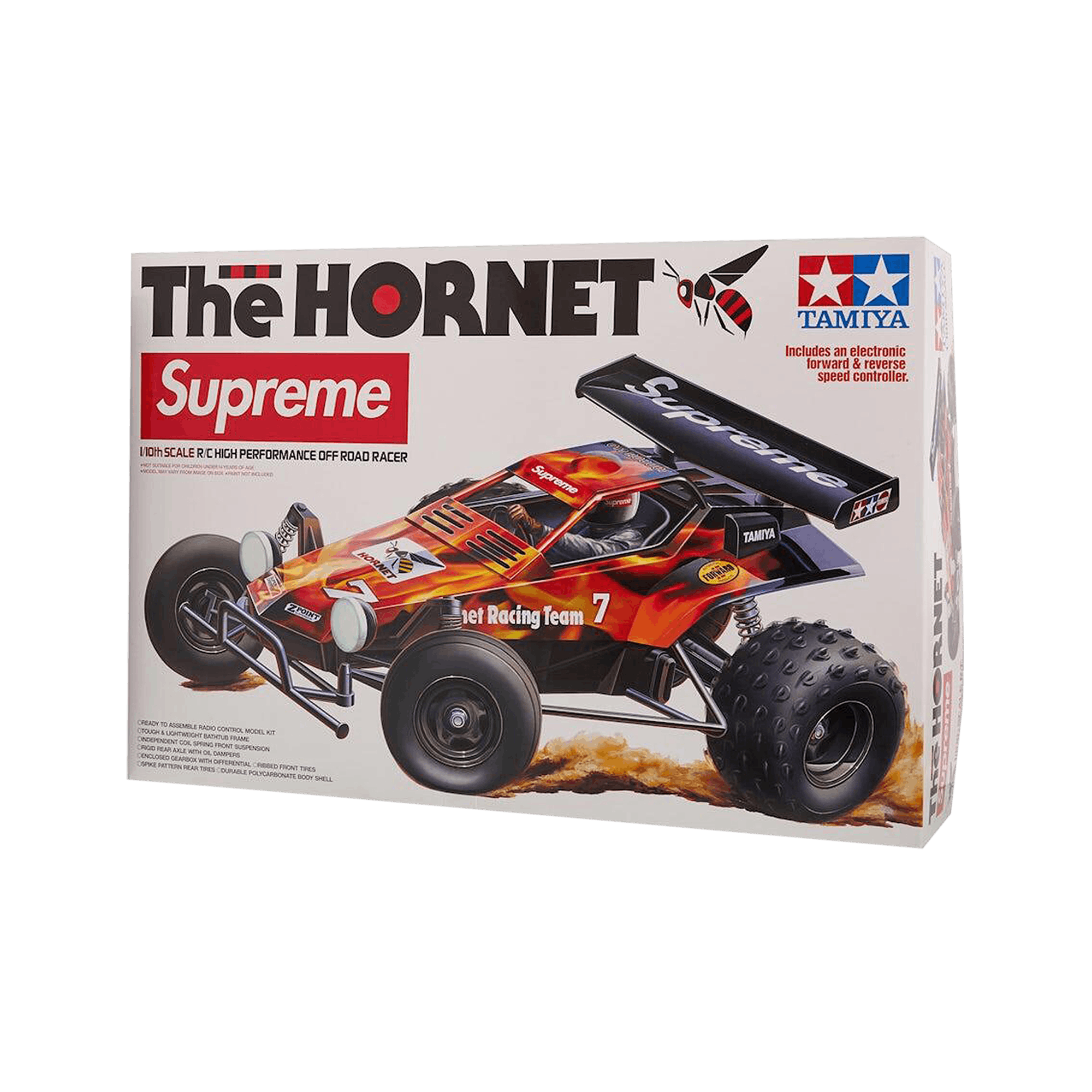 Supreme x Tamiya Hornet RC Car 'Flame'