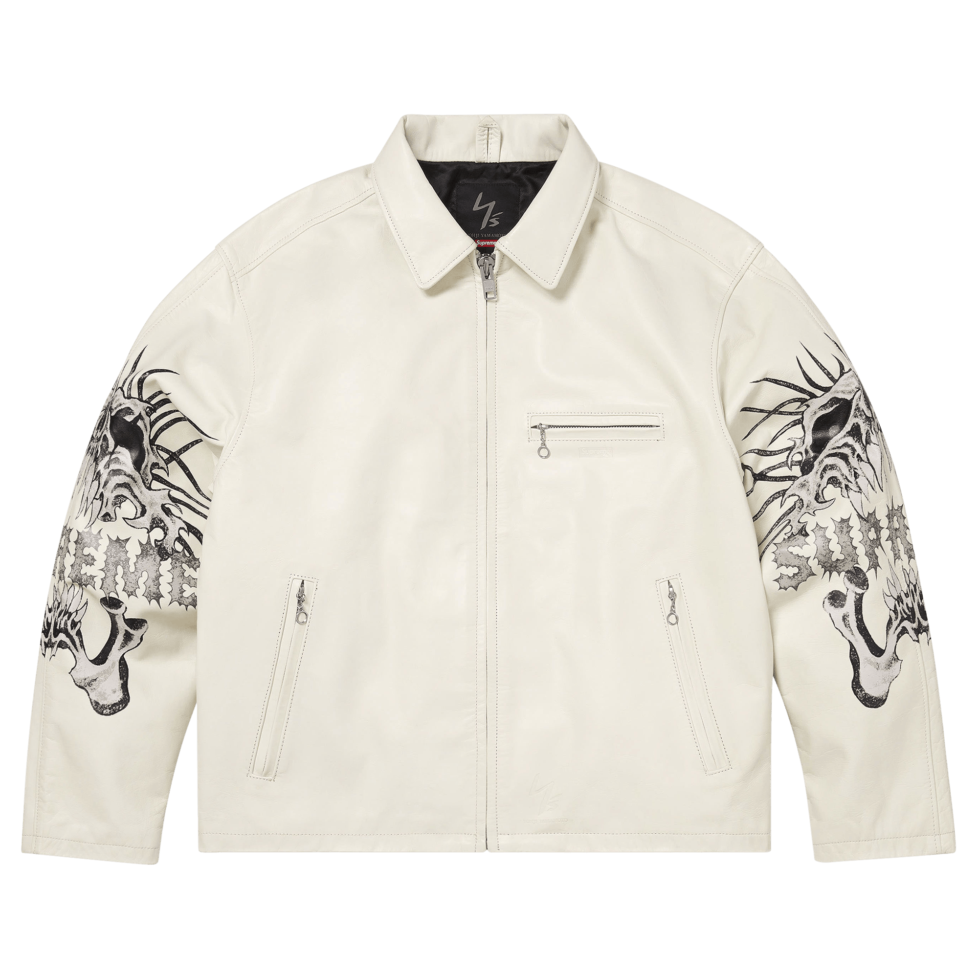 Supreme x Y’s Leather Jacket 'White'