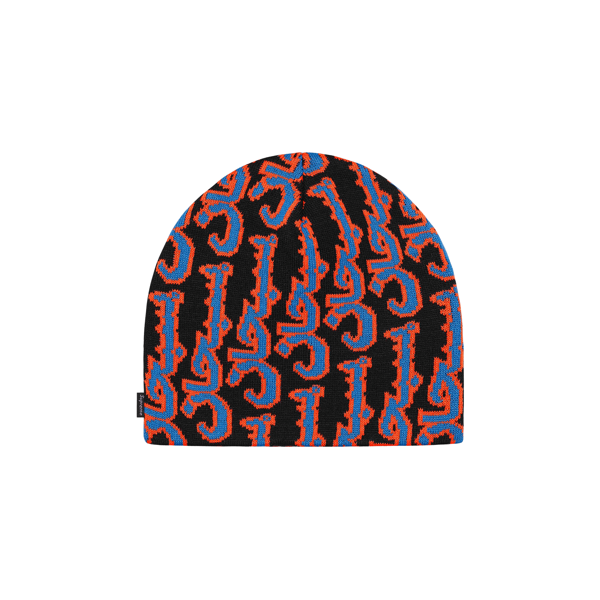 Supreme Arabic Jacquard Beanie 'Black'