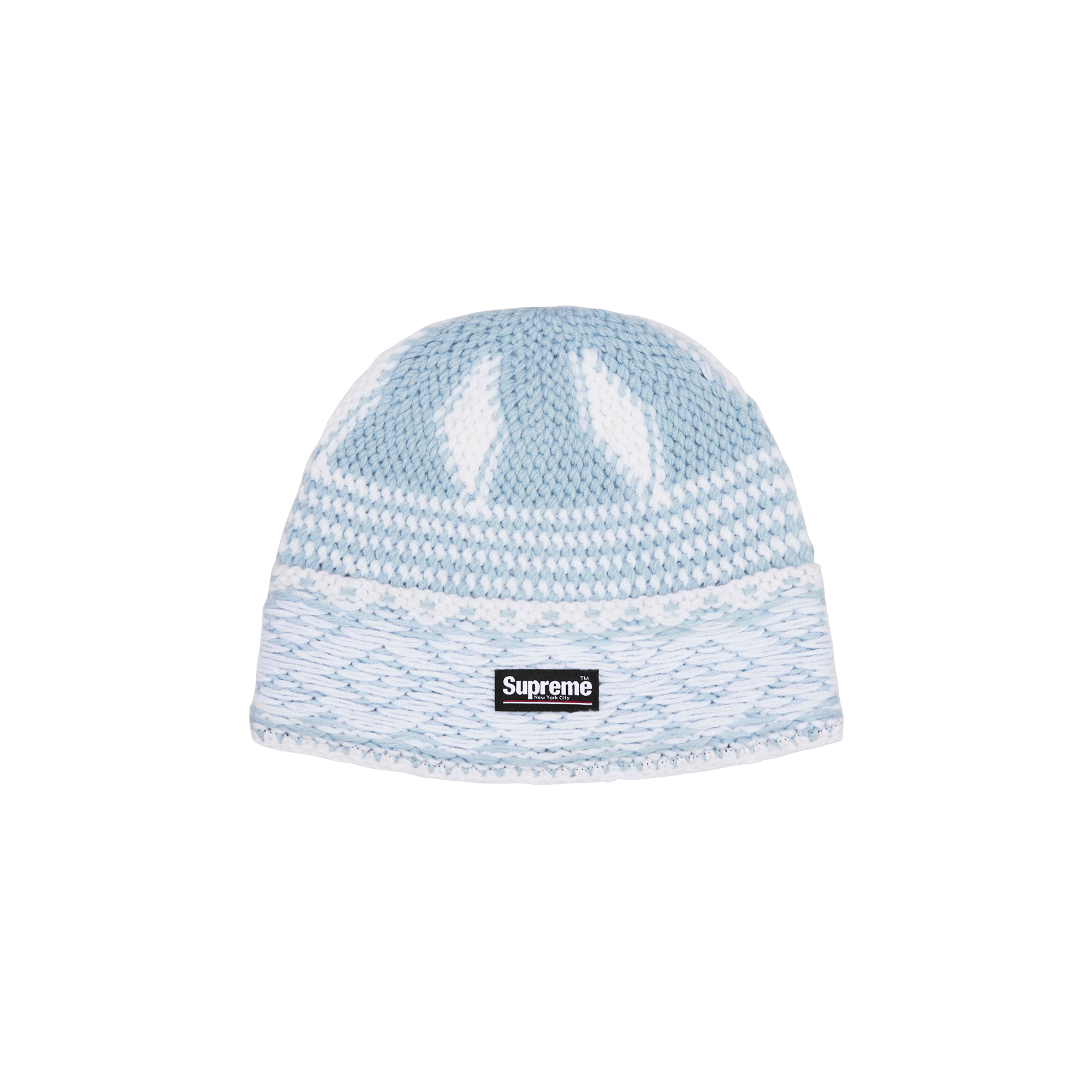 Supreme Diamond Beanie 'Light Blue'