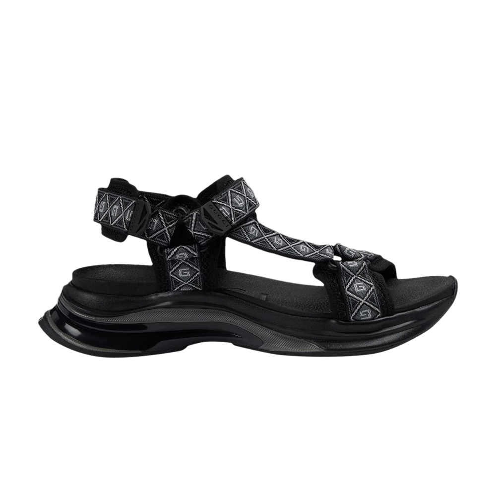Gucci Run Sandal 'Black Grey'