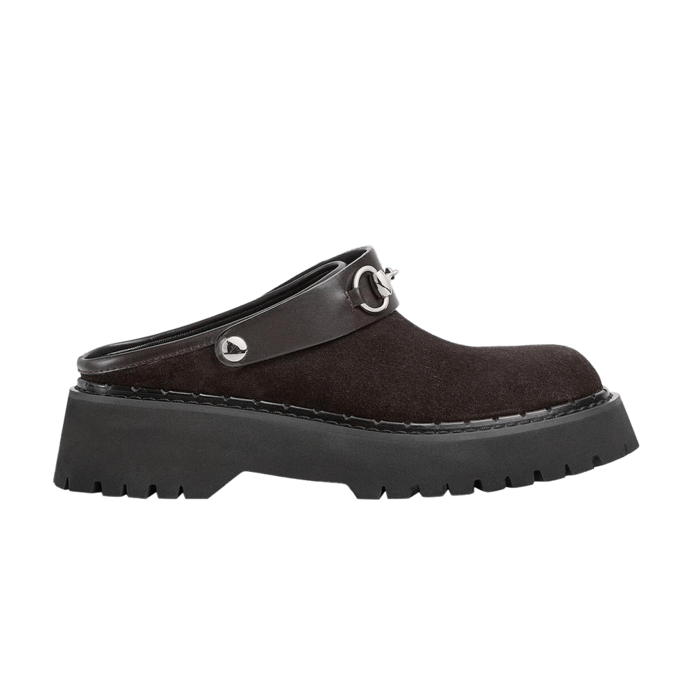 Gucci Wmns Horsebit Mule 'Dark Brown'