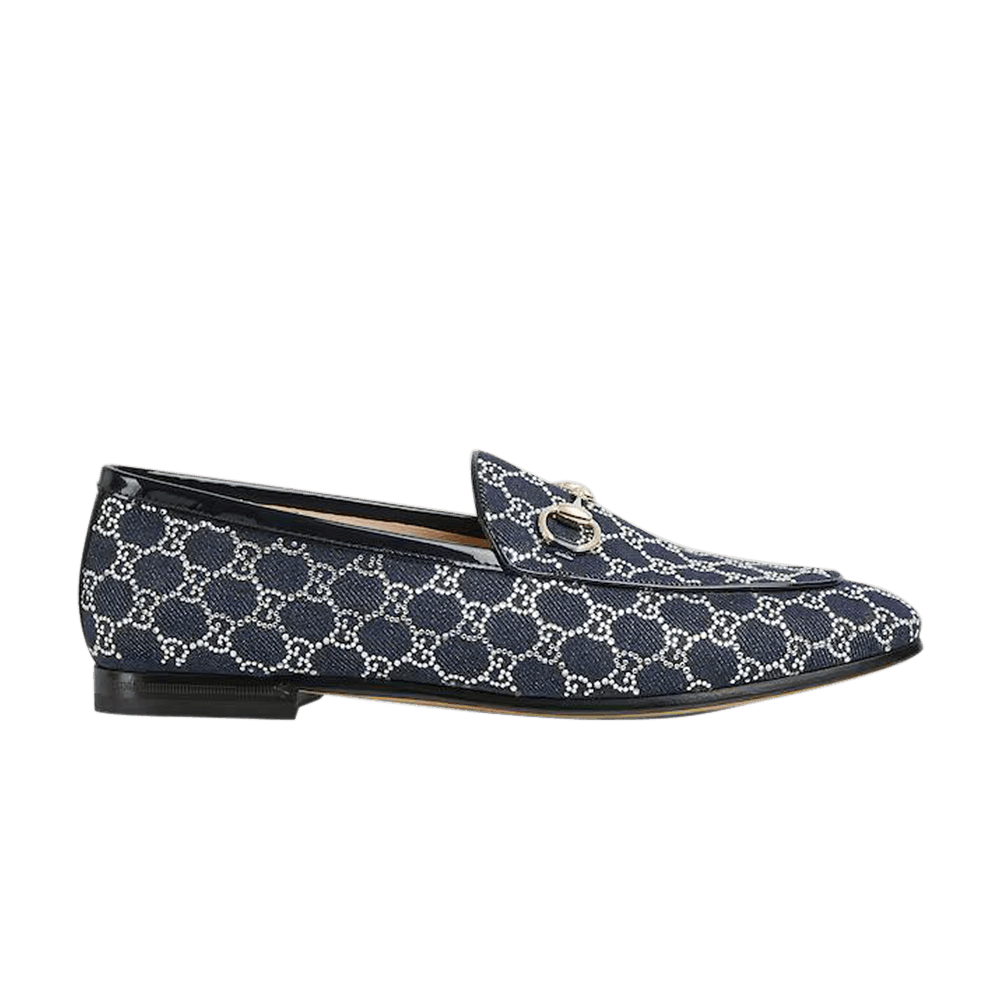 Gucci Wmns GG Jordaan Loafer 'Blue Denim Crystal'