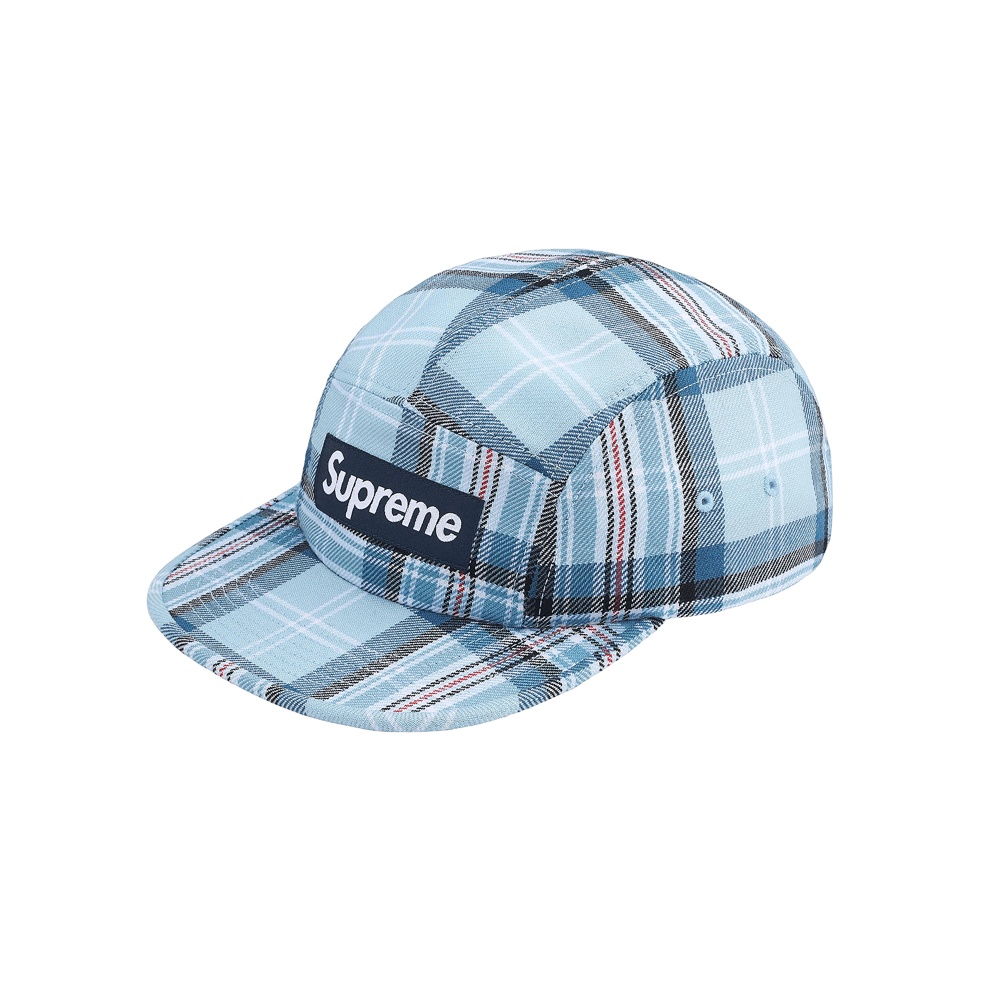 Supreme Lochcarron Camp Cap 'Light Blue'
